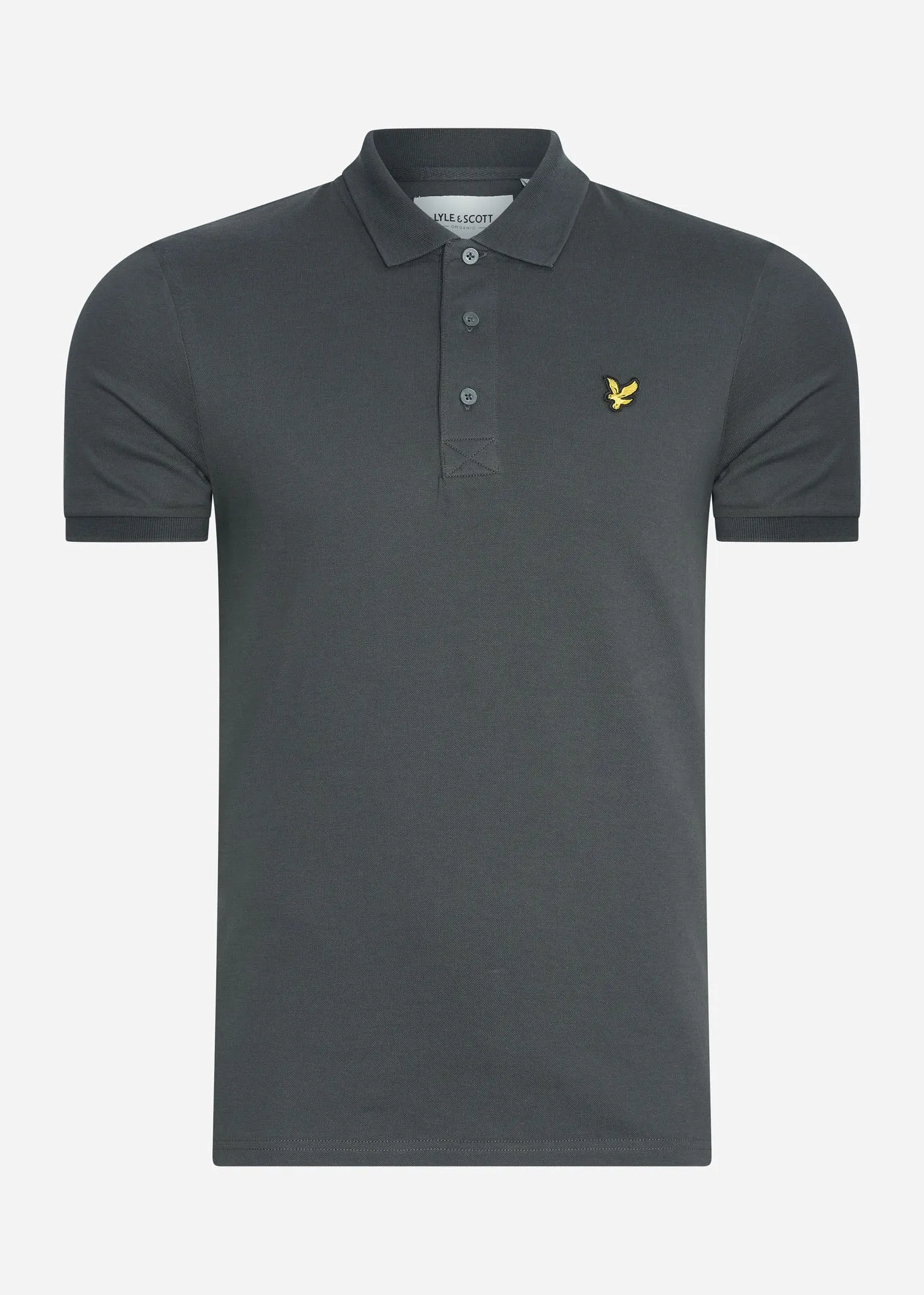 3 pack plain polo shirt - gunmetal - jet black - cove