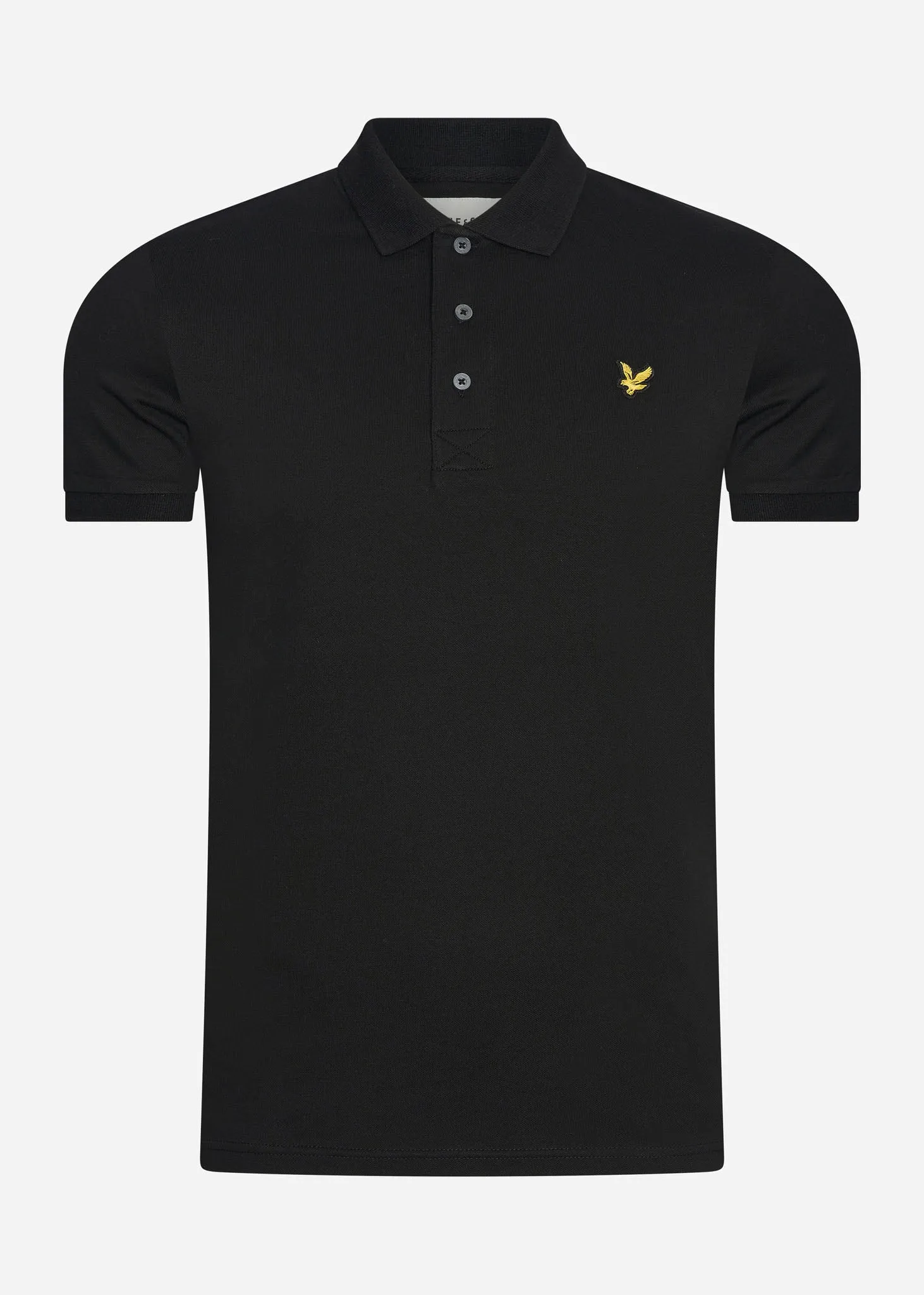 3 pack plain polo shirt - gunmetal - jet black - cove