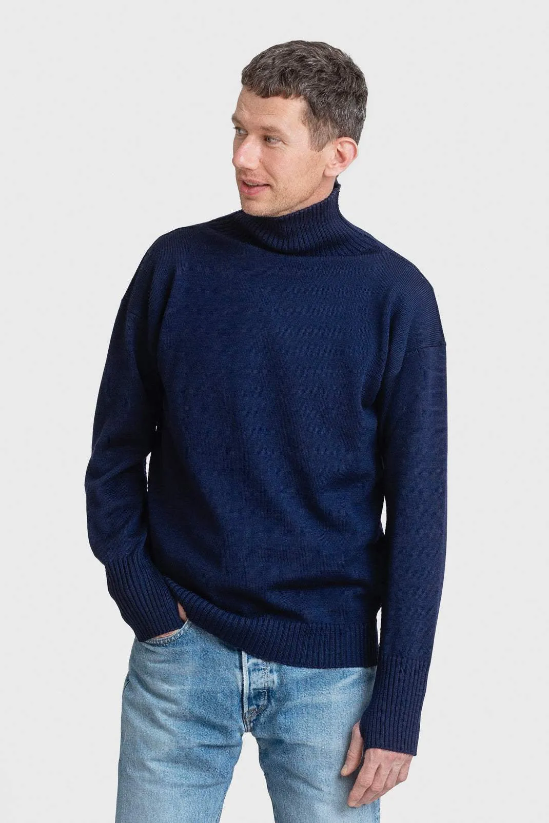 Andersen Peysa - Seaman Turtleneck - Navy Blue