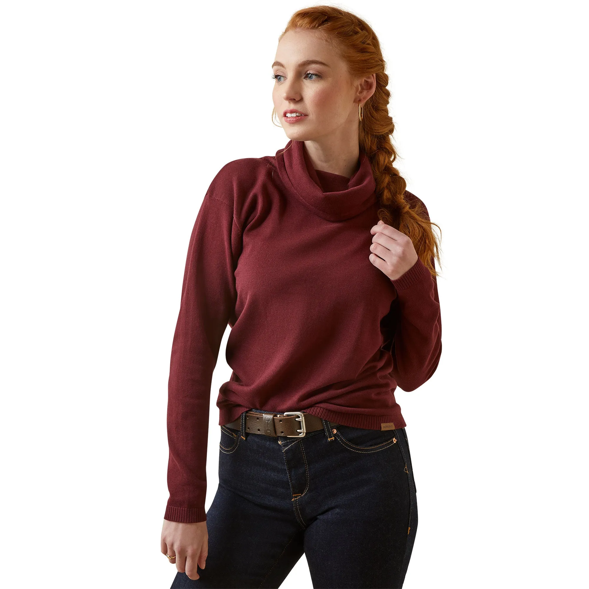 Ariat Ladies Lexi Sweater - Tawny Port