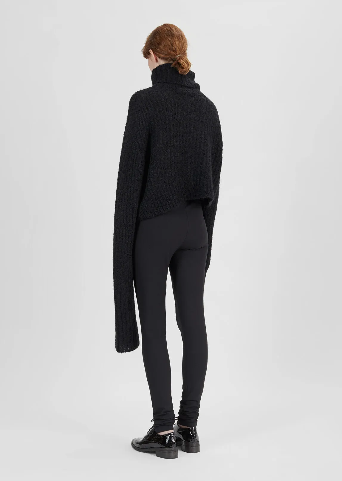 Asymmetrical Oversized Turtleneck