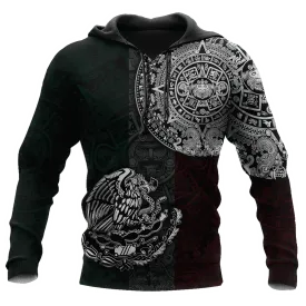 Aztec Mexican 3D All Over Print Hoodies, Aztec Hoodie Men And Women Hooey Aztec Hoodie Men'S