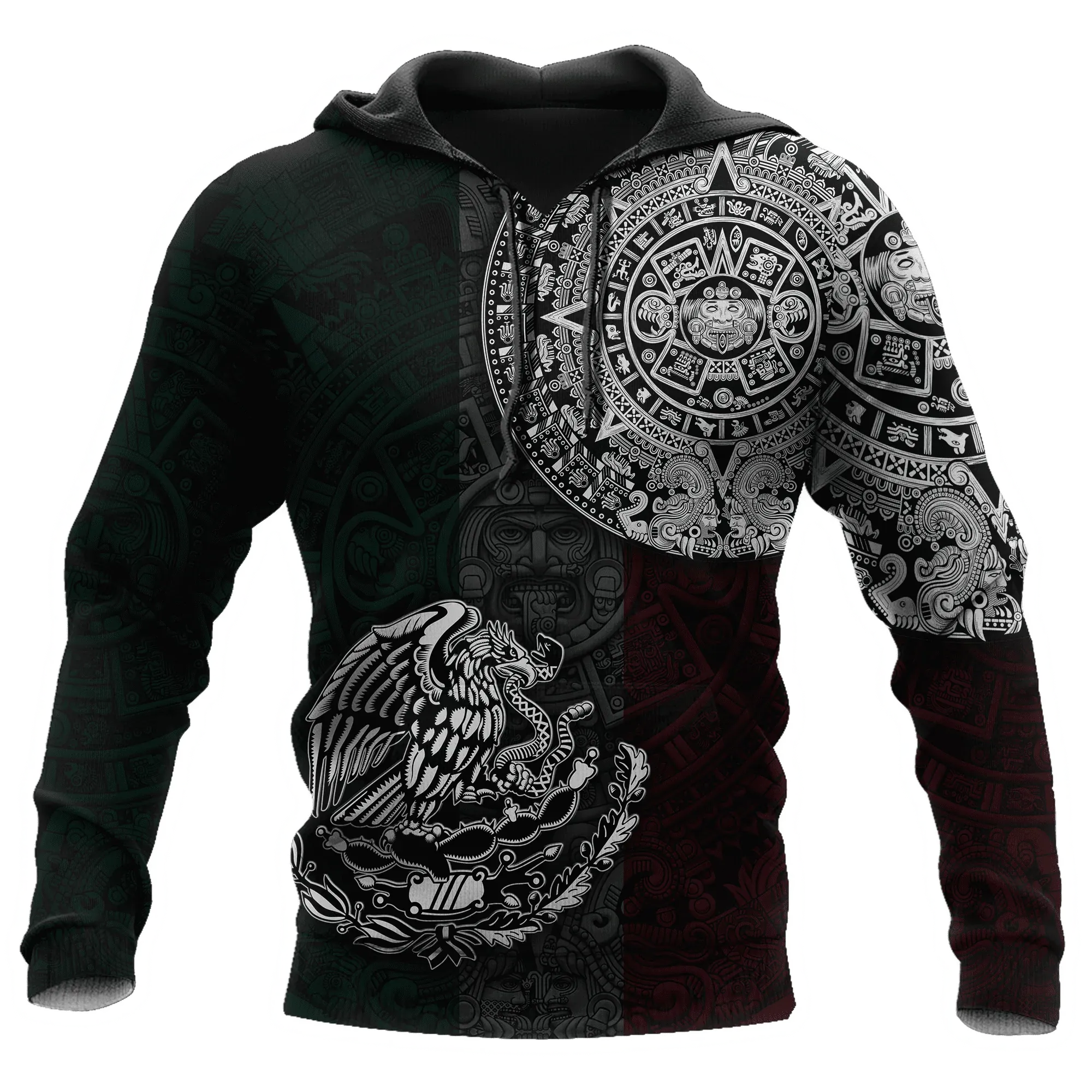 Aztec Mexican 3D All Over Print Hoodies, Aztec Hoodie Men And Women Hooey Aztec Hoodie Men'S