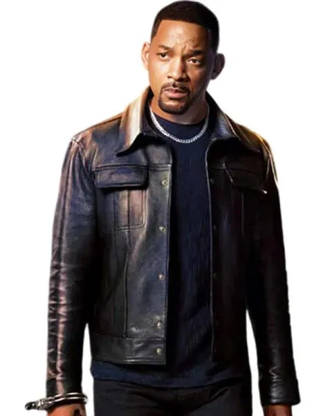 Bad Boys Ride Or Die Will Smith Black Leather Jacket