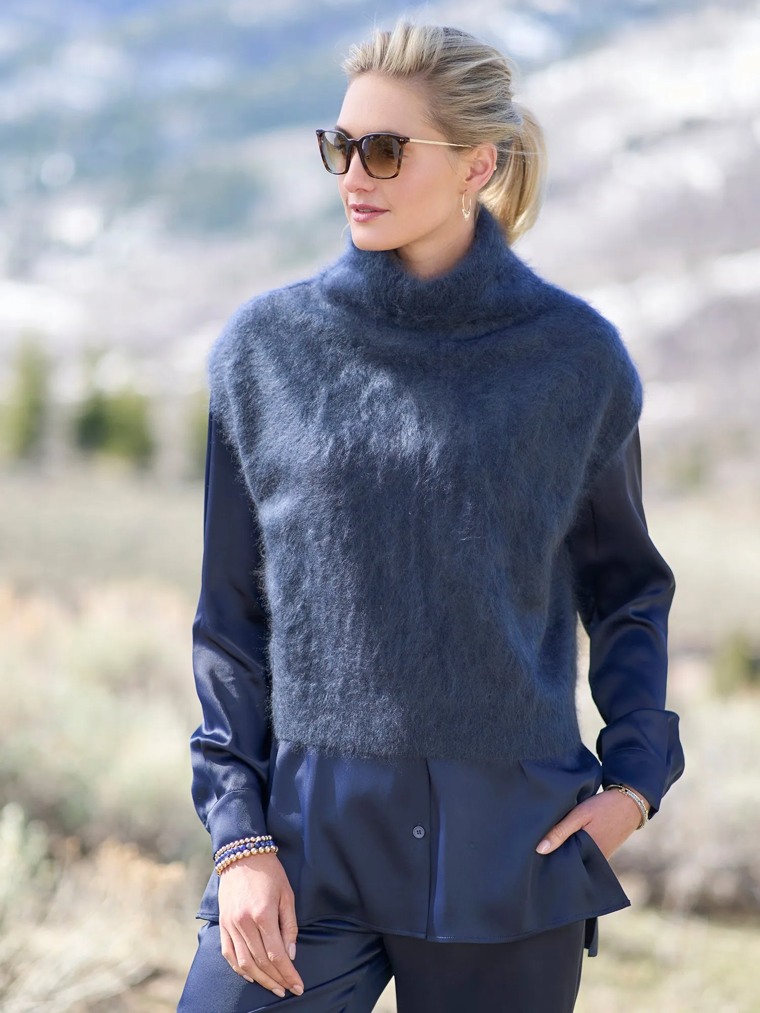 Brooklyn Cashmere Turtleneck Sweater