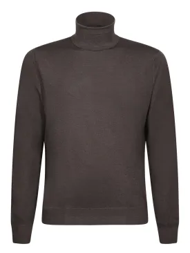 Brown Merino Wool Sweater