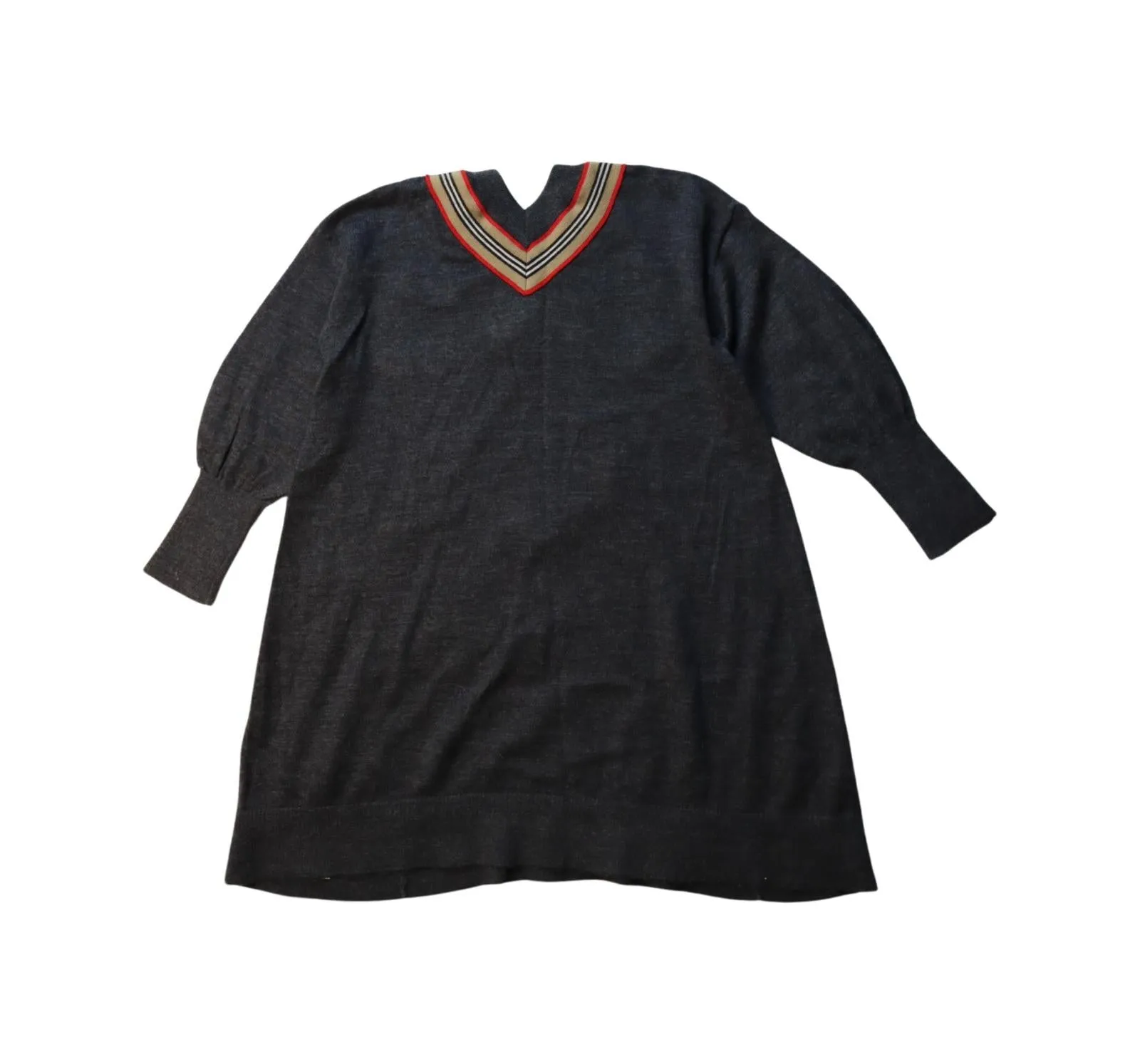 Burberry Long Sleeve Knitted Dress 4T