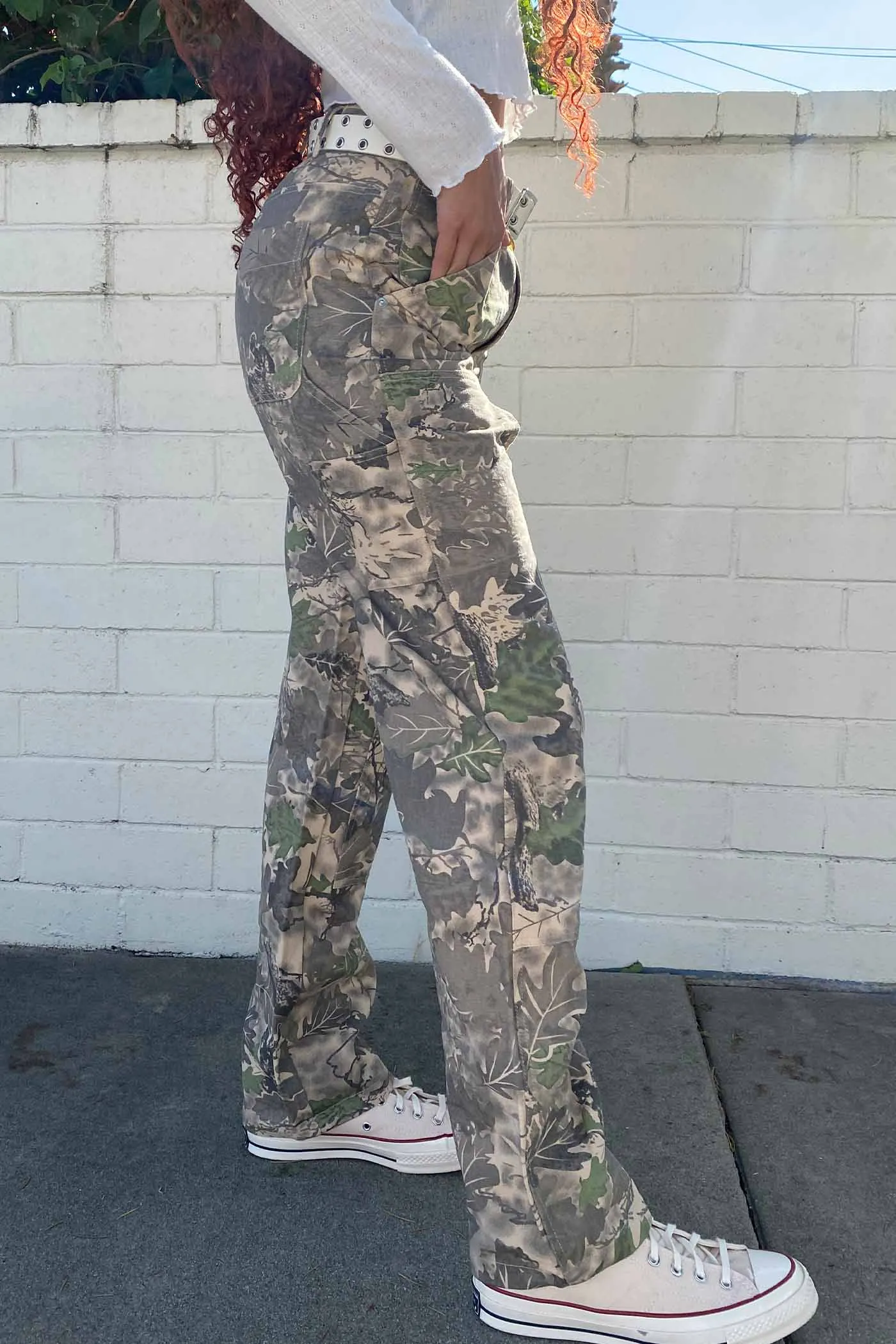 Cargo Camo Wide Leg Pants