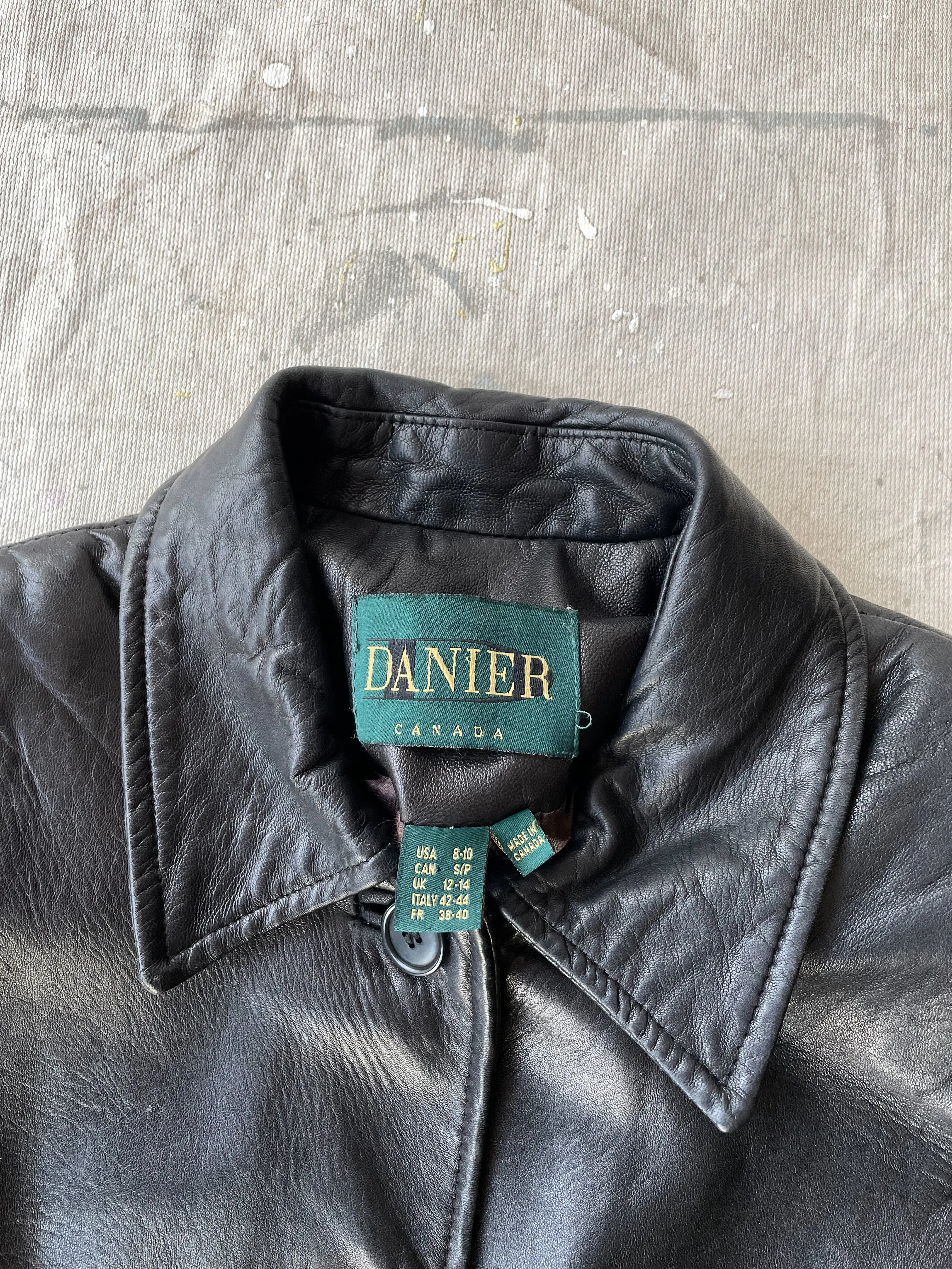 Danier Leather Coat—[M]