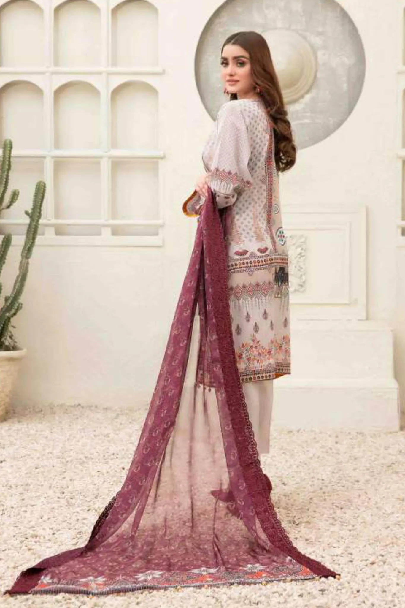 Fasana by Tawakkal Unstitched 3 Piece Banarsi Lawn Collection'2022-FBS-6665