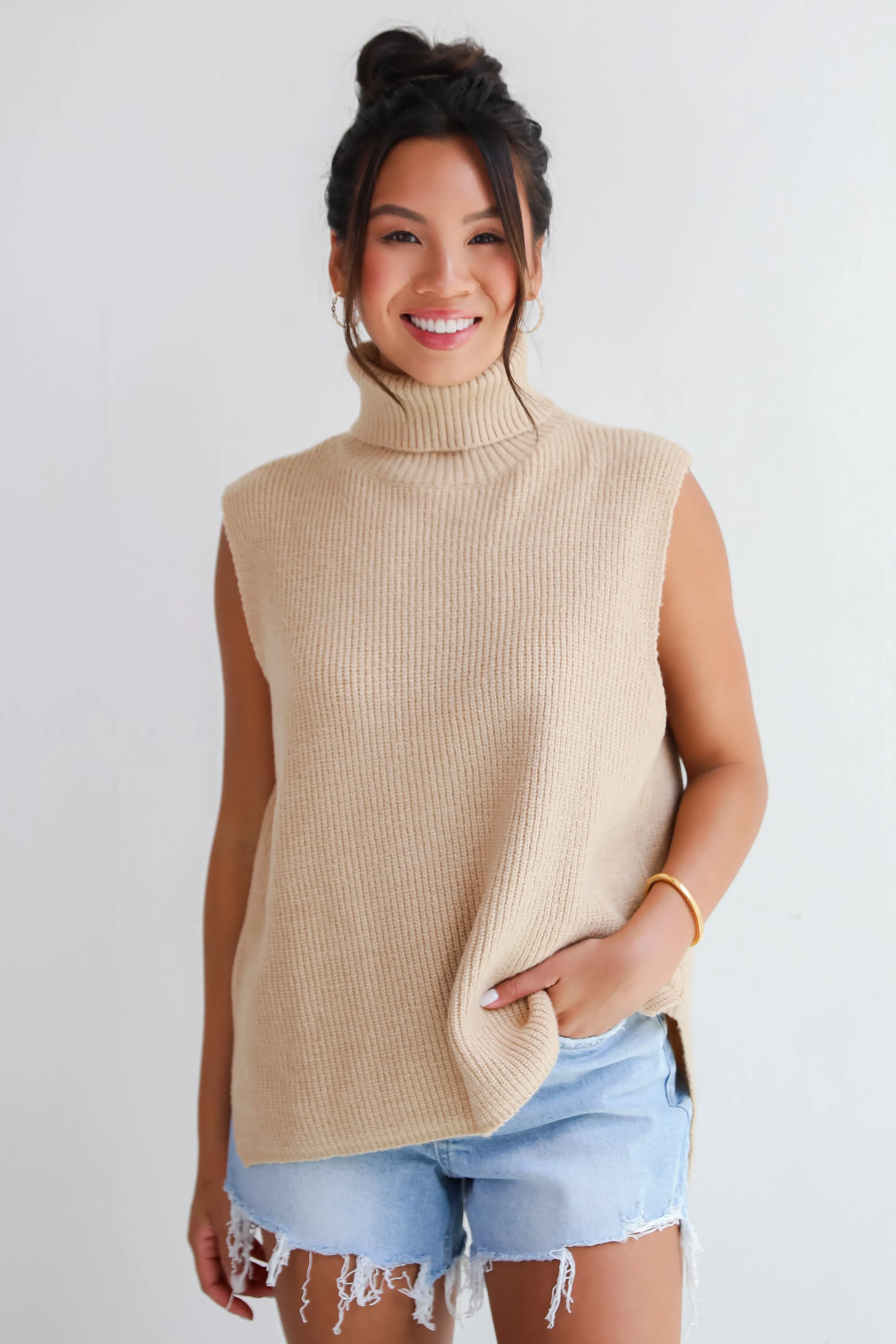 FINAL SALE - Sophisticated Ways Turtleneck Sweater Top