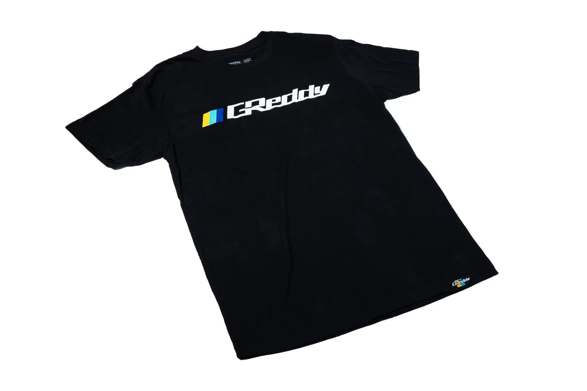 GReddy OG Logo Tee (with 3 stripes) - Black