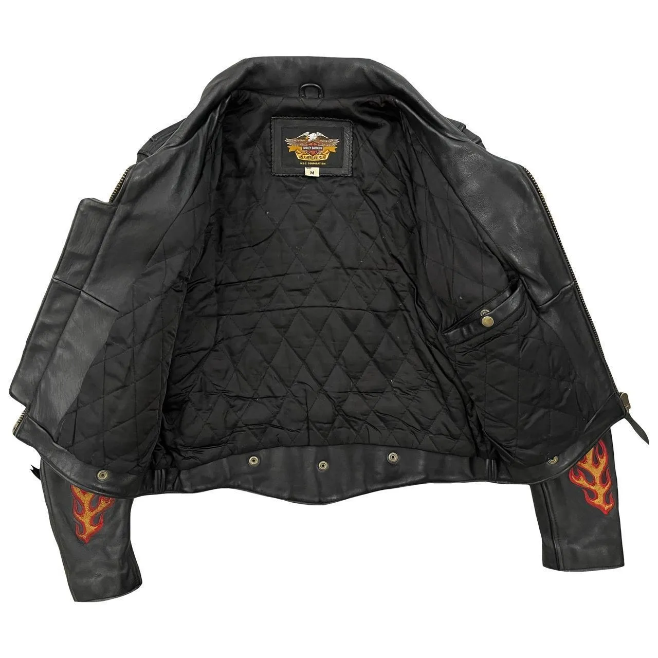 Harley Davidson Leather Biker Jacket