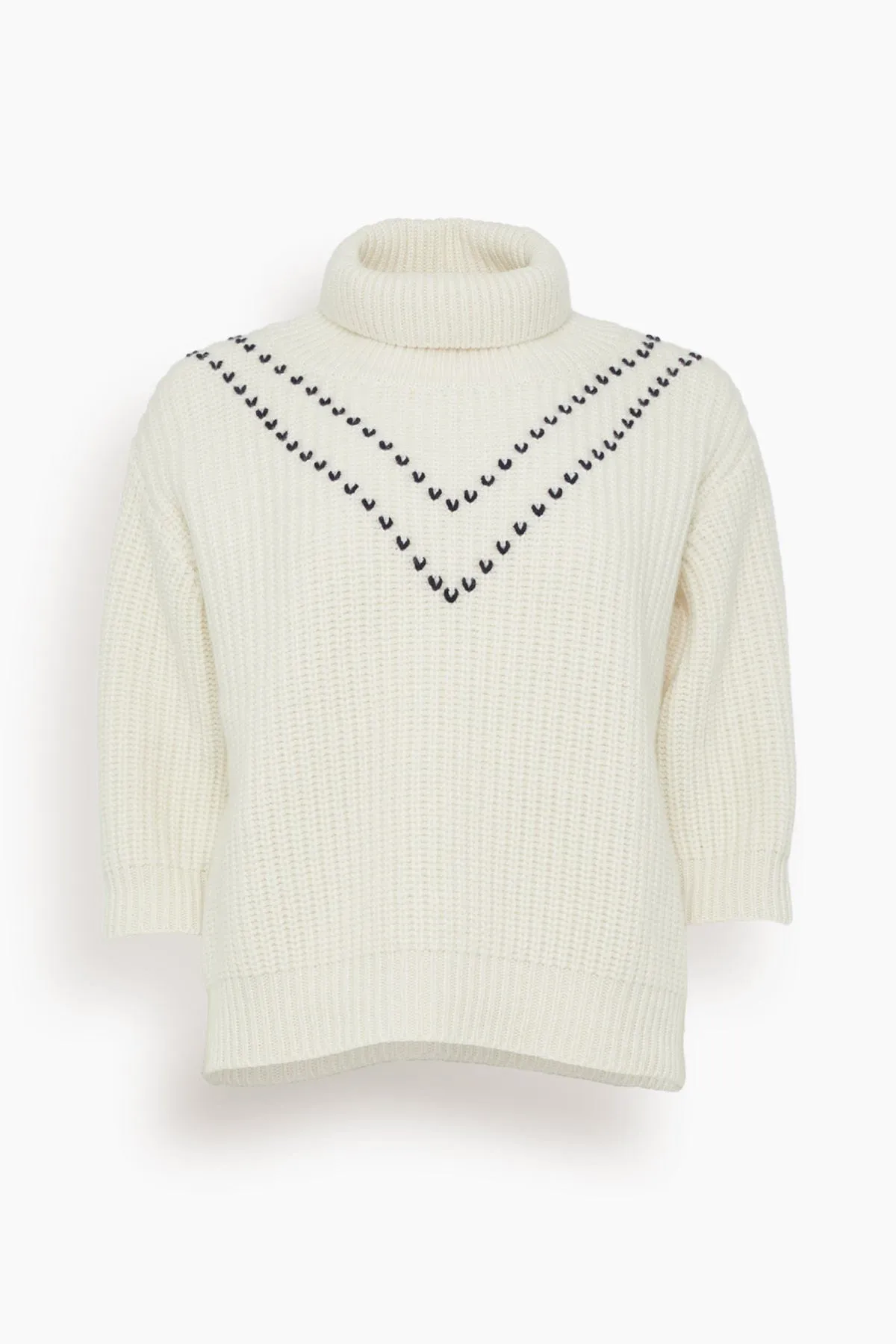 Henny Sweater in Cream/Navy