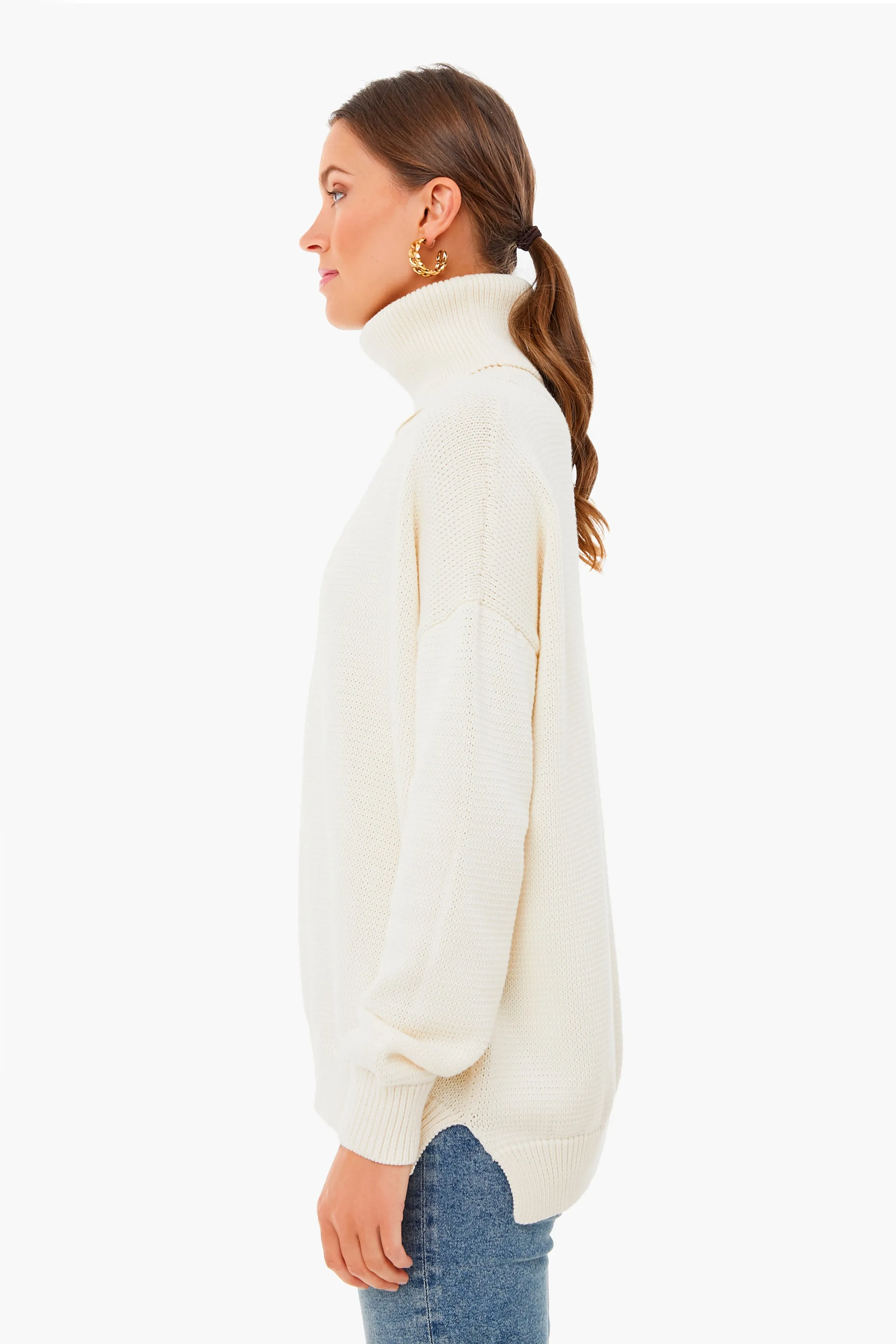 Ivory Carolyn Turtleneck Sweater