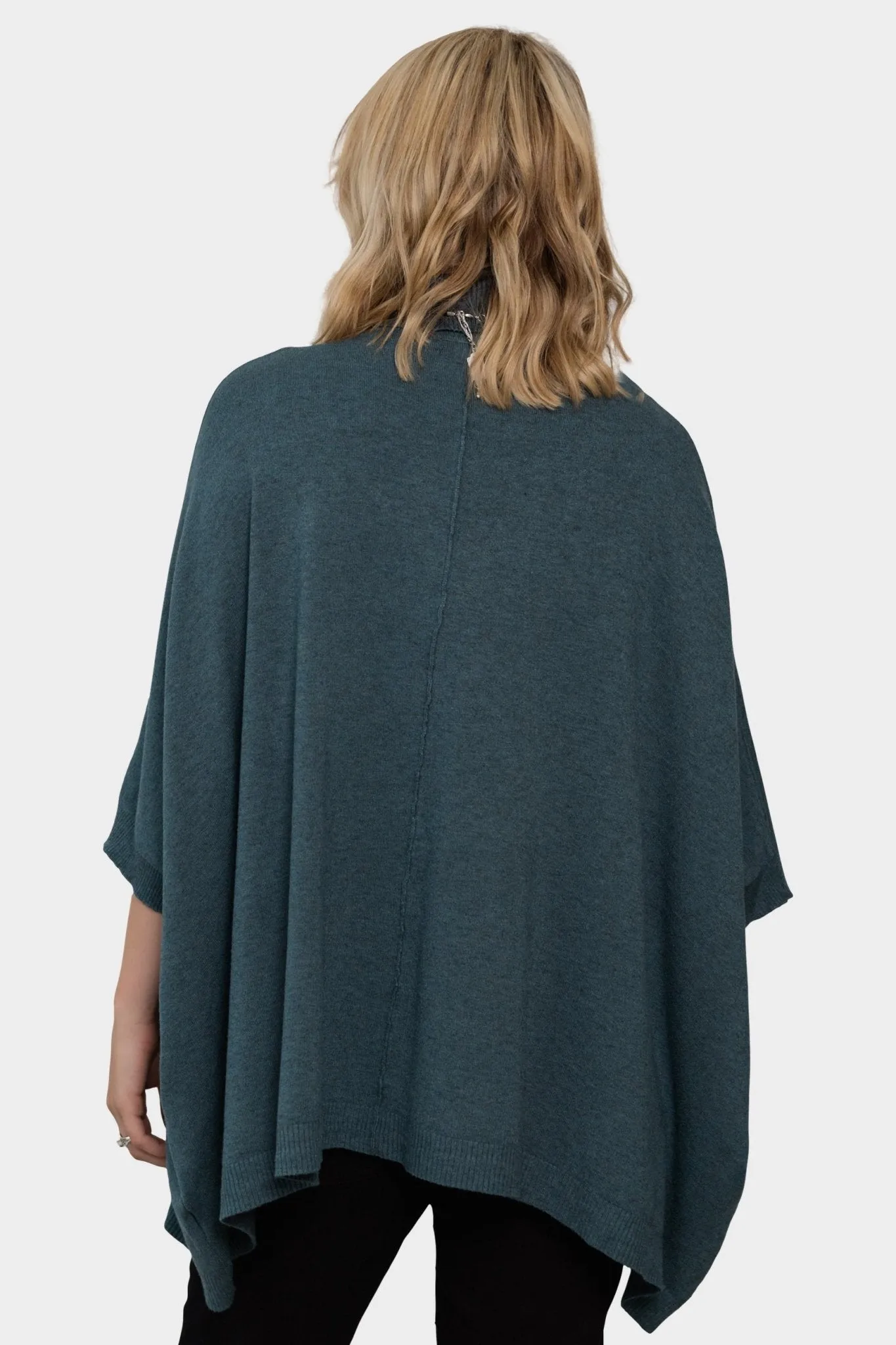 Jasmine Sweater Poncho (One-Size)