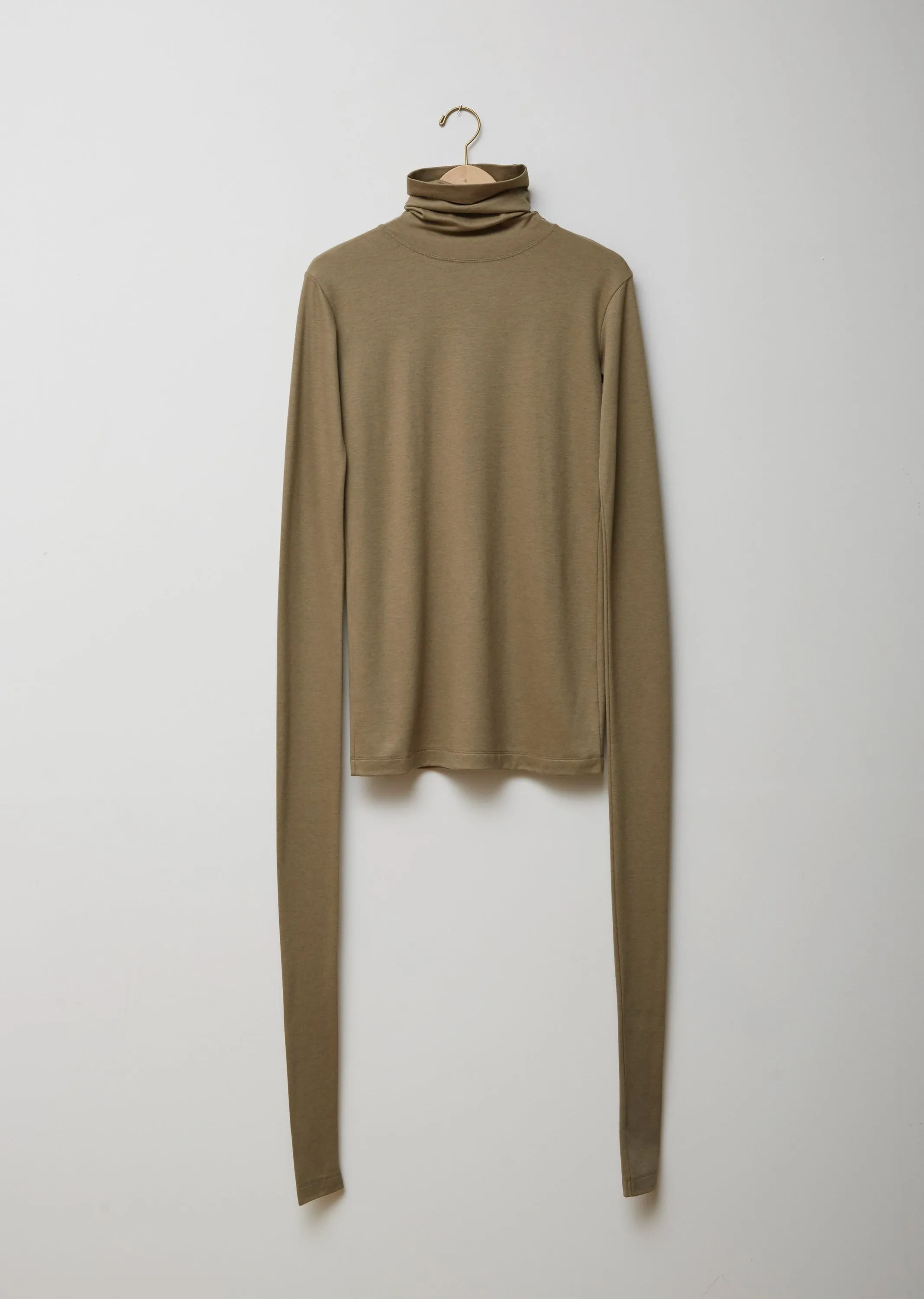 Jersey Turtleneck Sweater