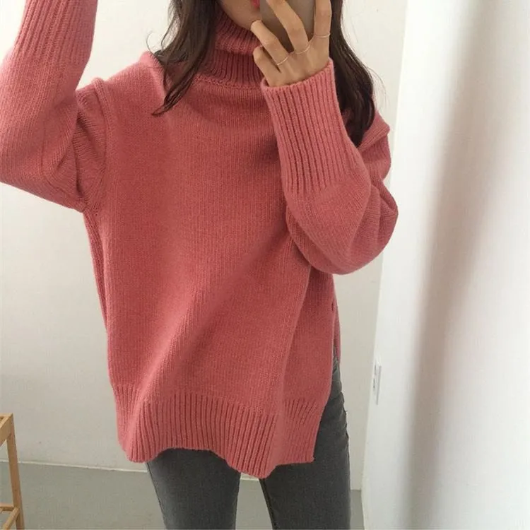 Knitted Turtleneck Pullover