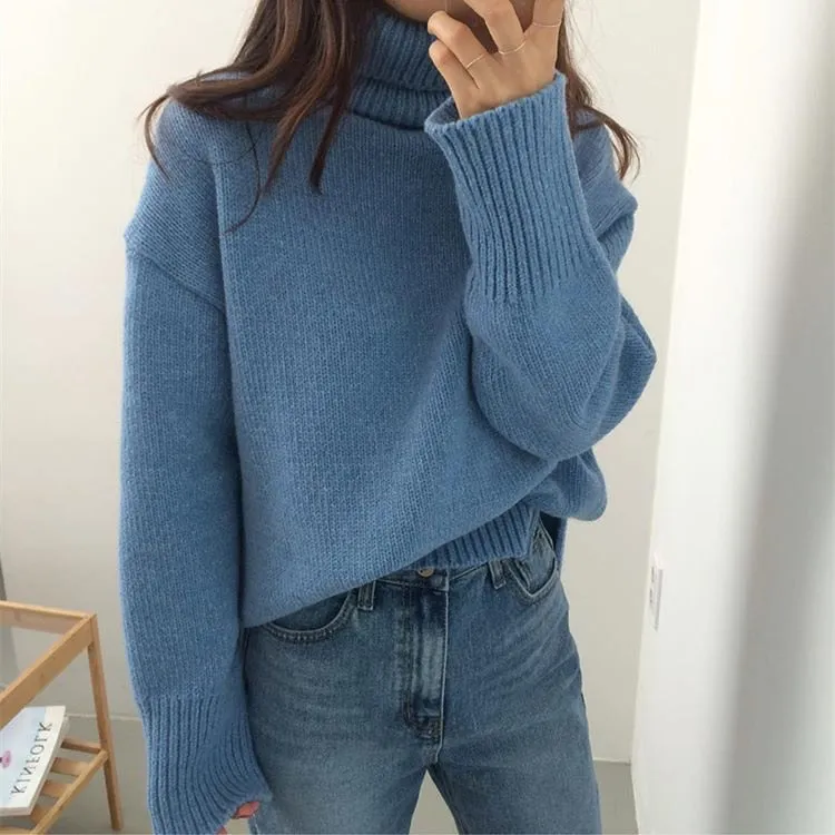 Knitted Turtleneck Pullover