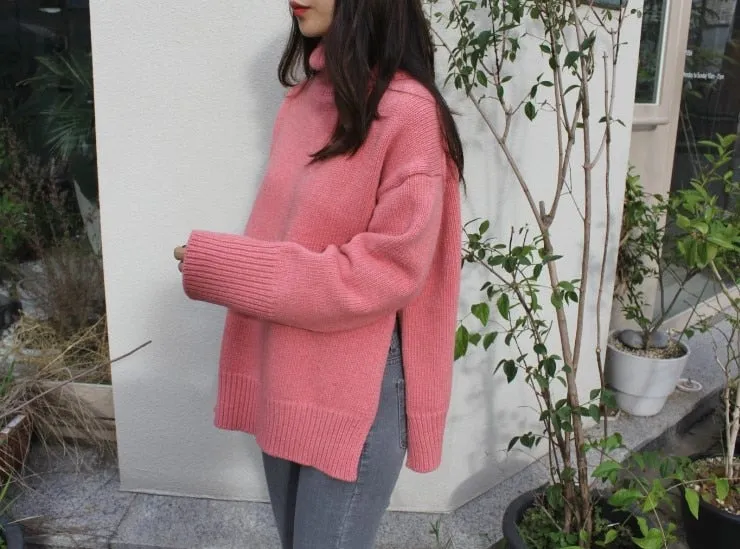 Knitted Turtleneck Pullover