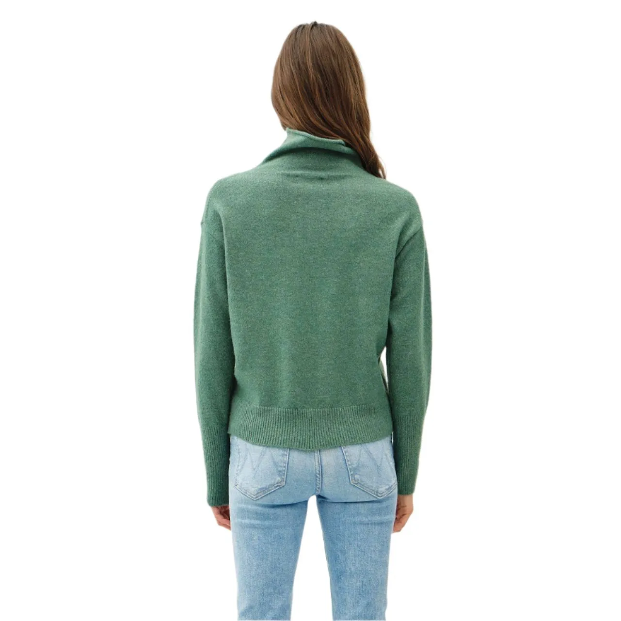 Light Pine Turtleneck Sweater