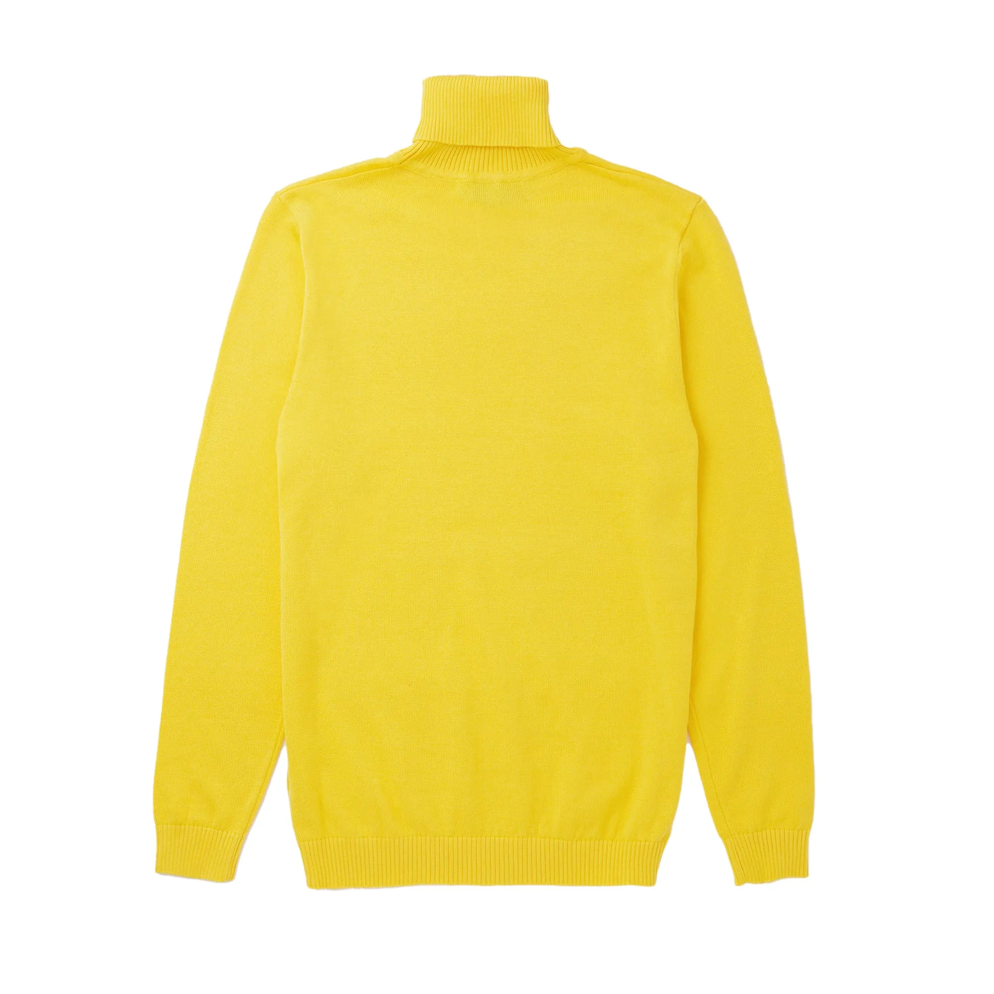 Long Sleeve Turtle Neck Sweater by Lorenzo Franco-Yellow