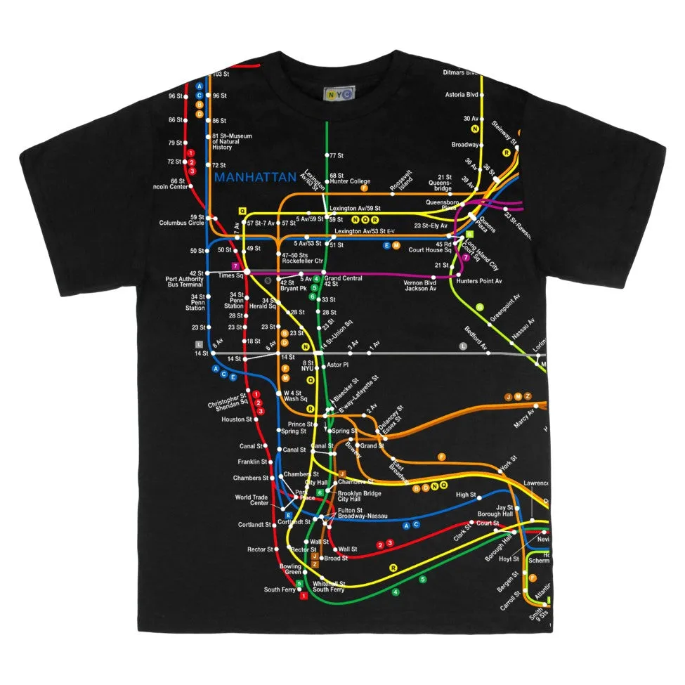 Manhattan Map Tee