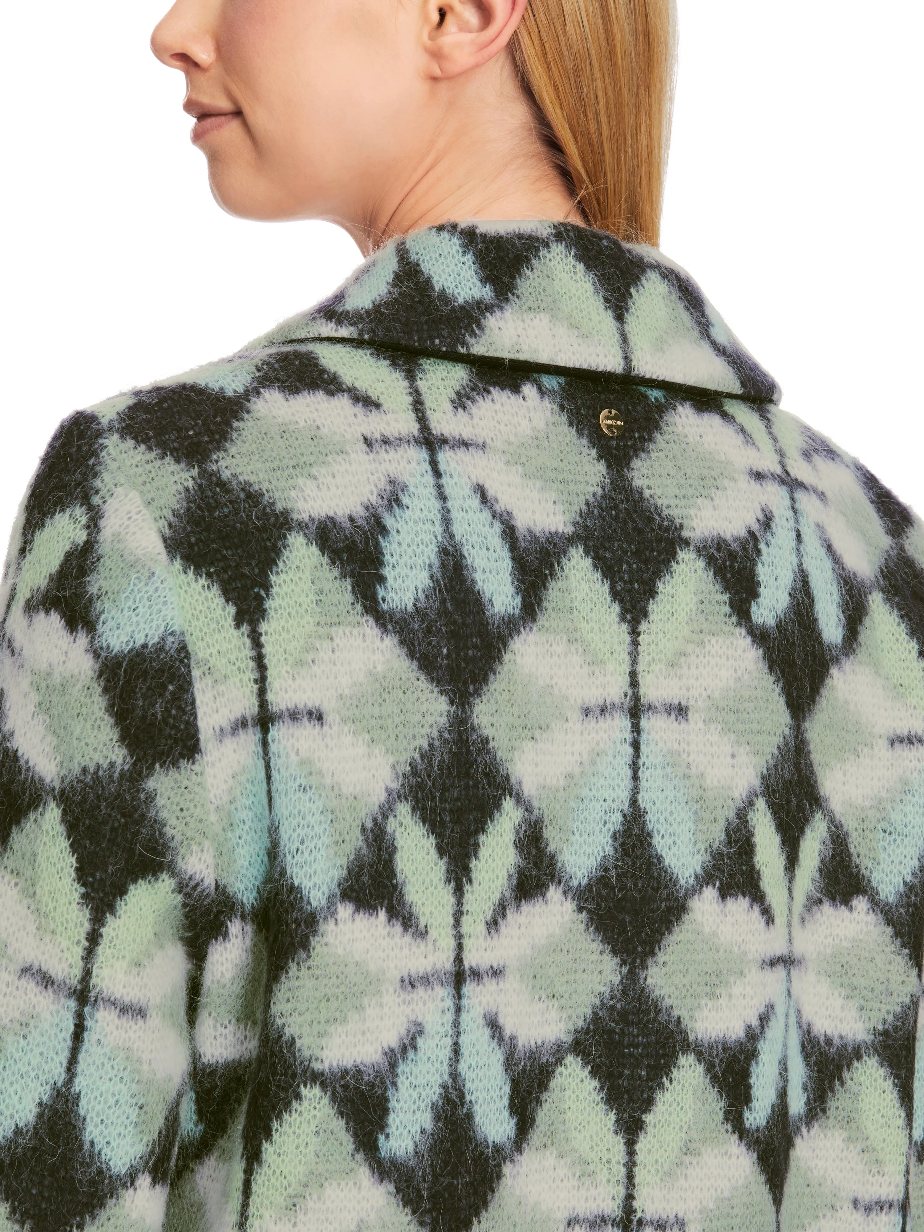 MARC CAIN Sage Patterned Coat