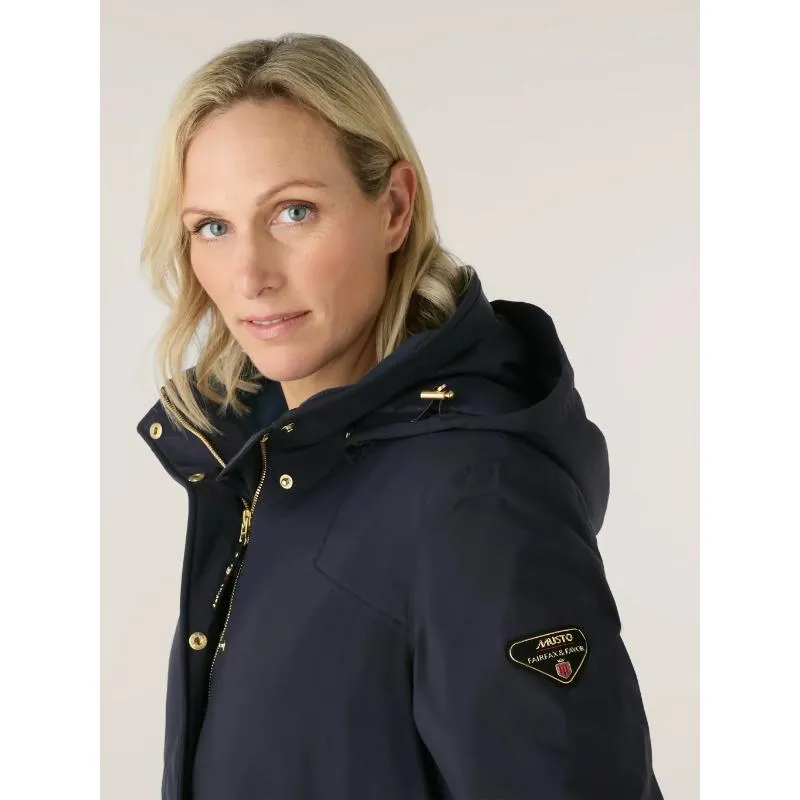 Musto x Fairfax & Favor Odyssey Primaloft Ladies Waterpoof Coat - Deep Well