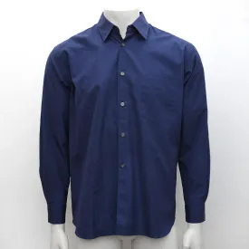 Navy Blue Cotton Shirt