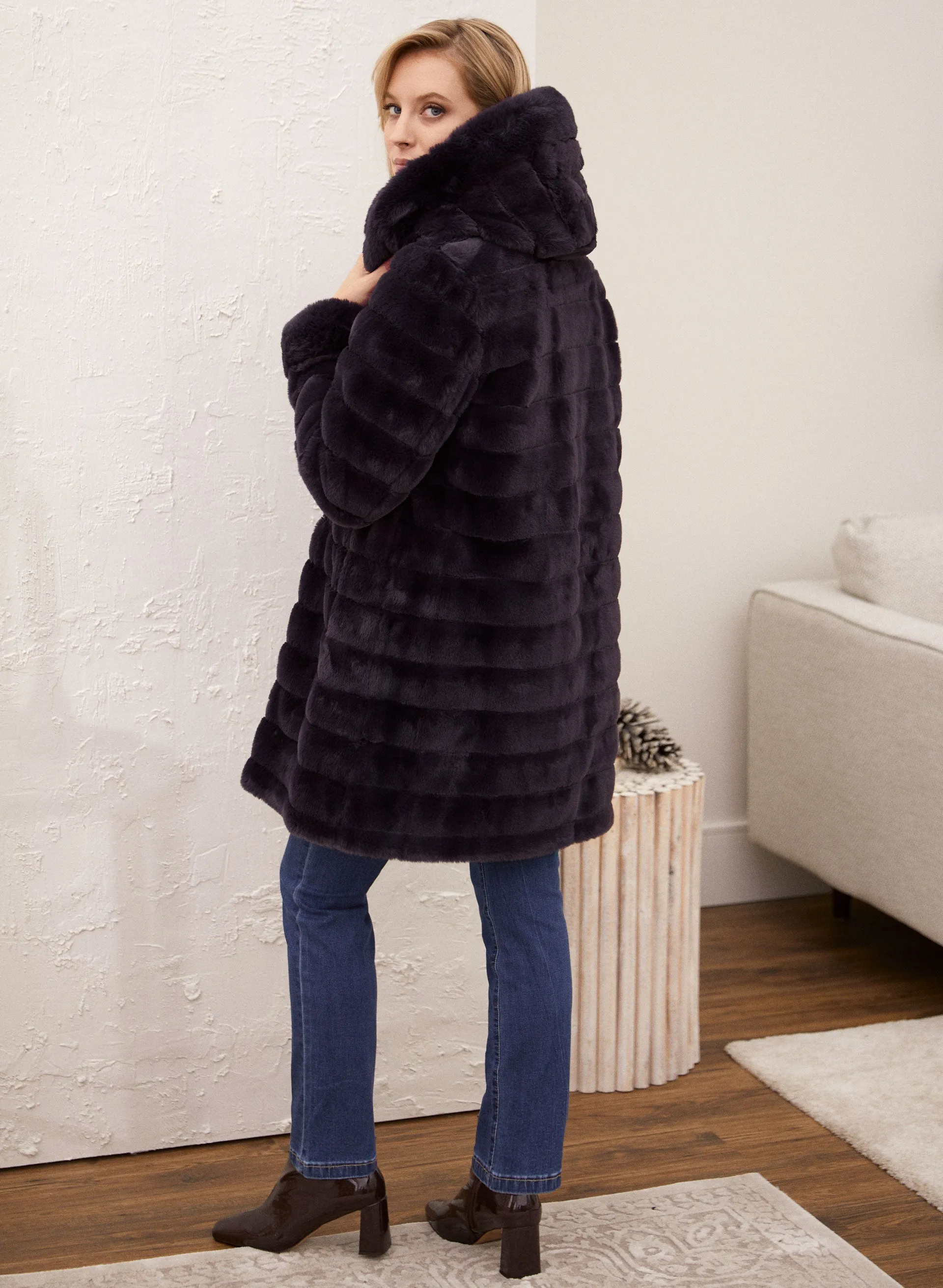 Nuage - Reversible Faux Fur Coat