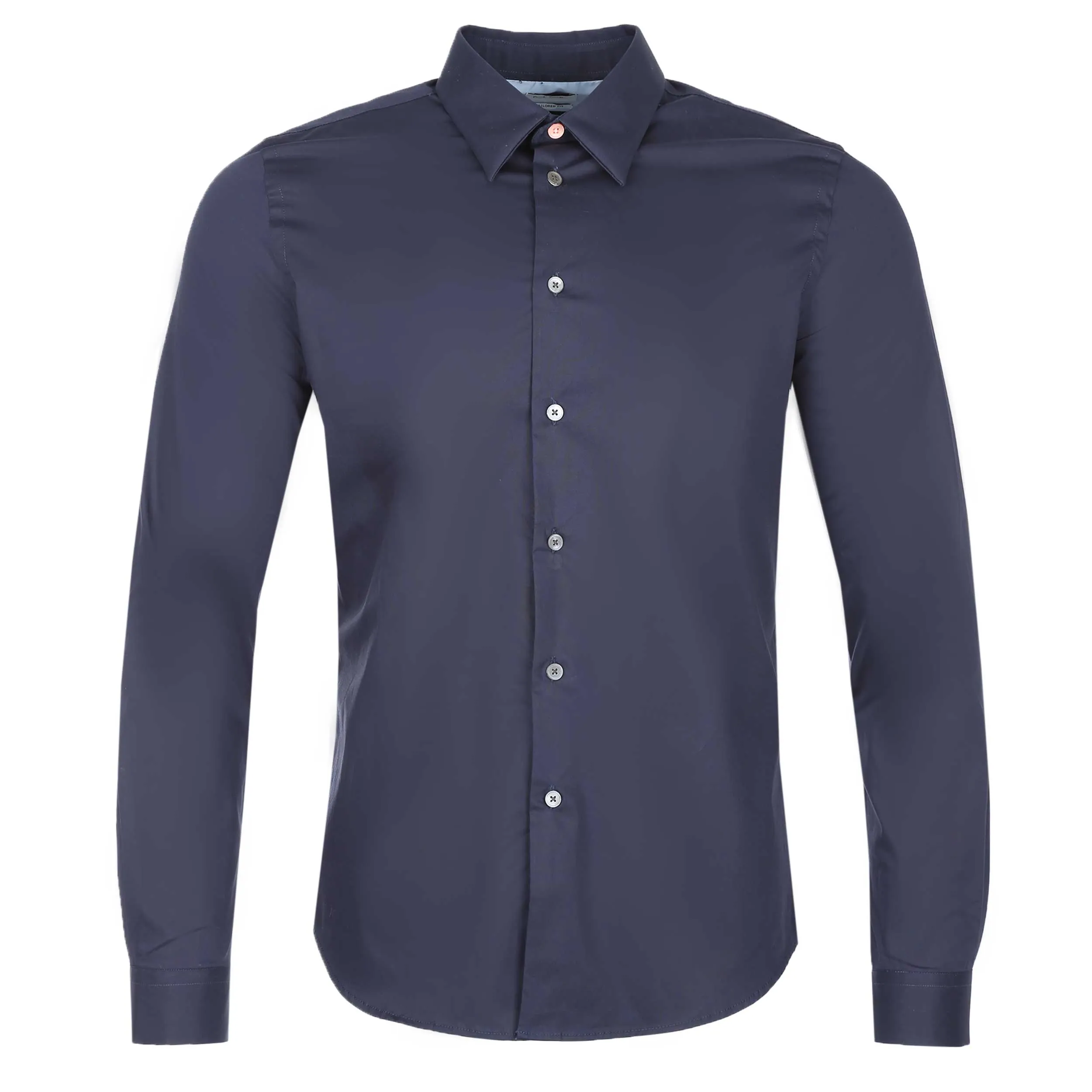 Paul Smith Tailored Fit Plain Shirt in Navy