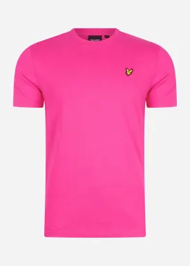 Plain t-shirt - pink scorch