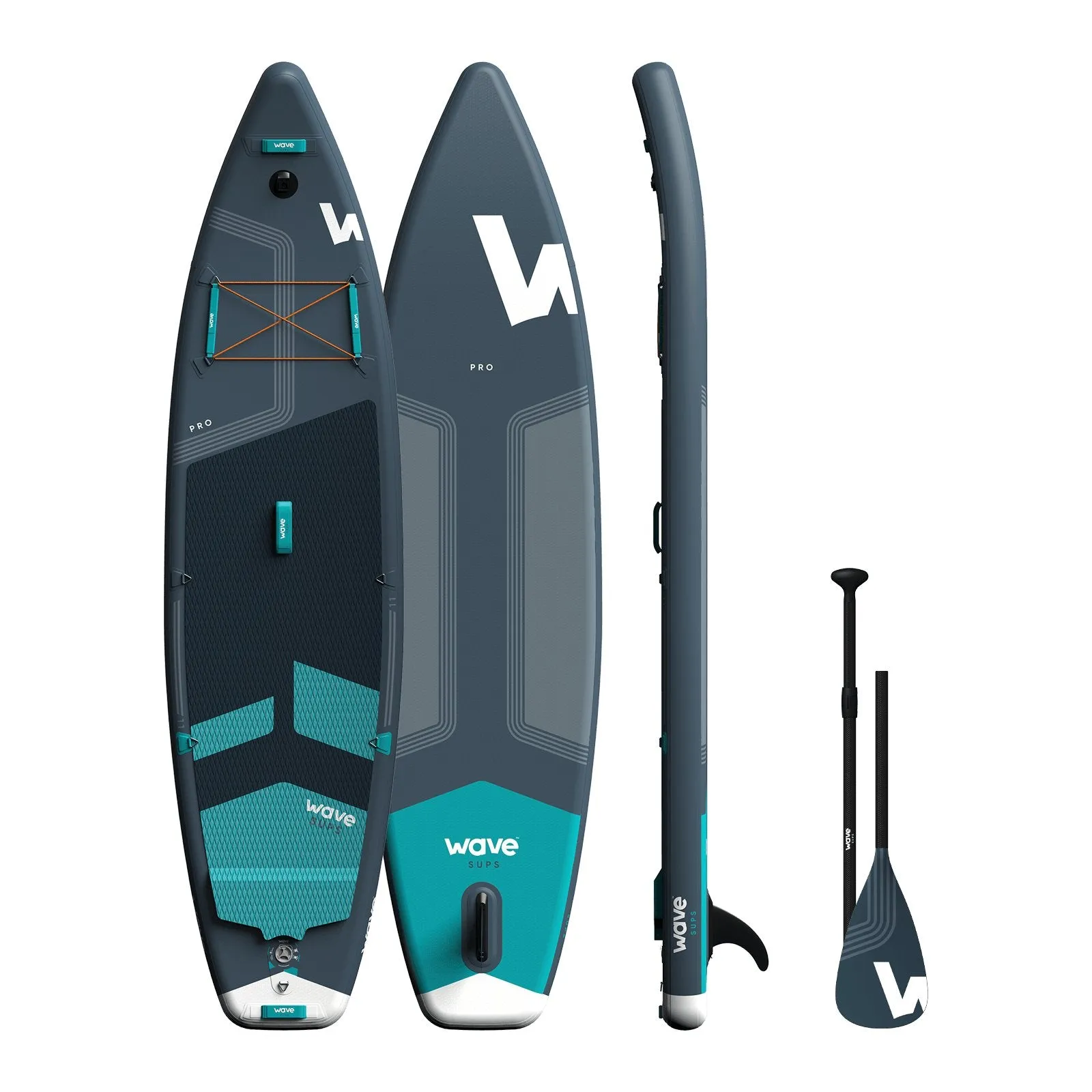 Pro SUP | Inflatable Stand-Up Paddle Board | 10/11ft | Navy