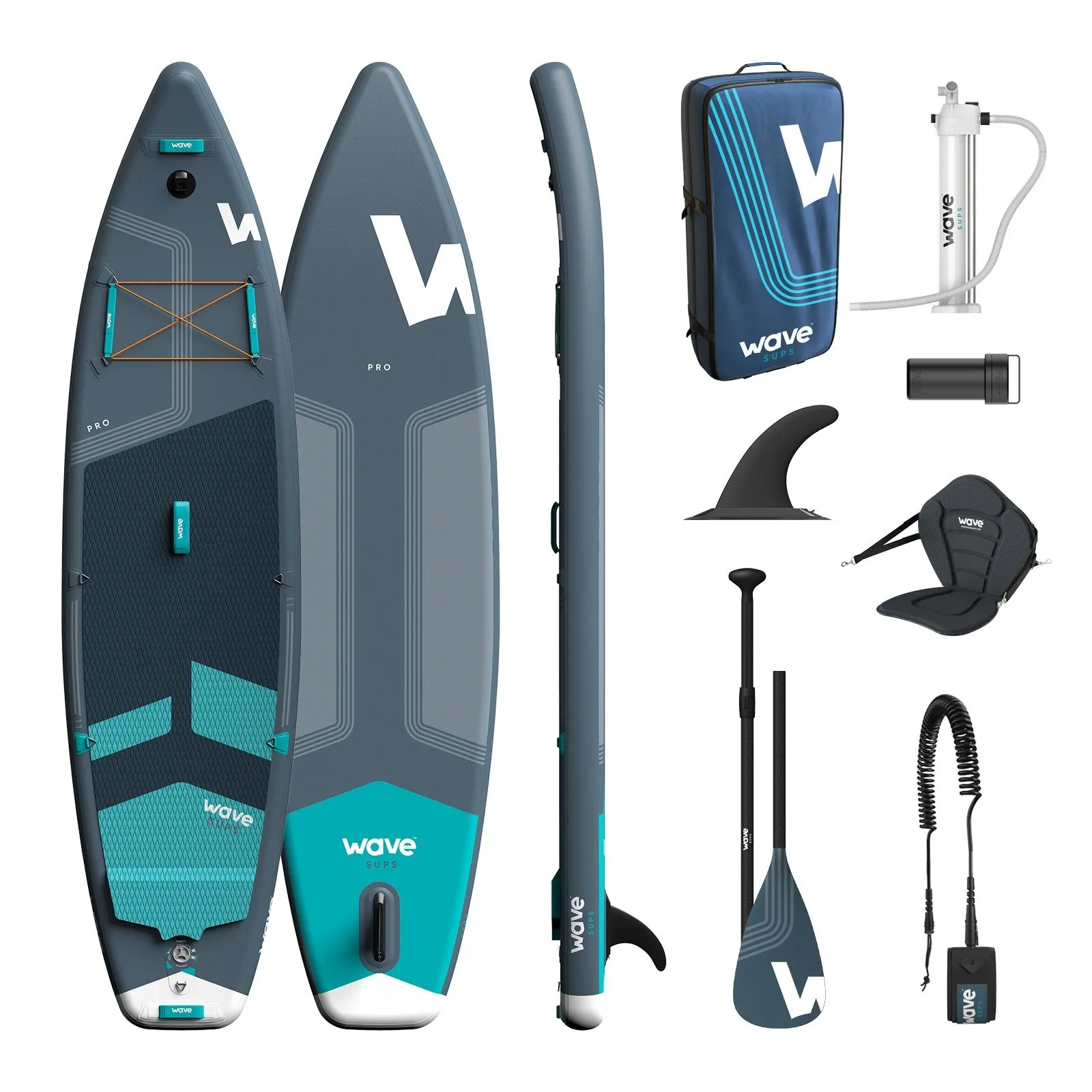 Pro SUP | Inflatable Stand-Up Paddle Board | 10/11ft | Navy