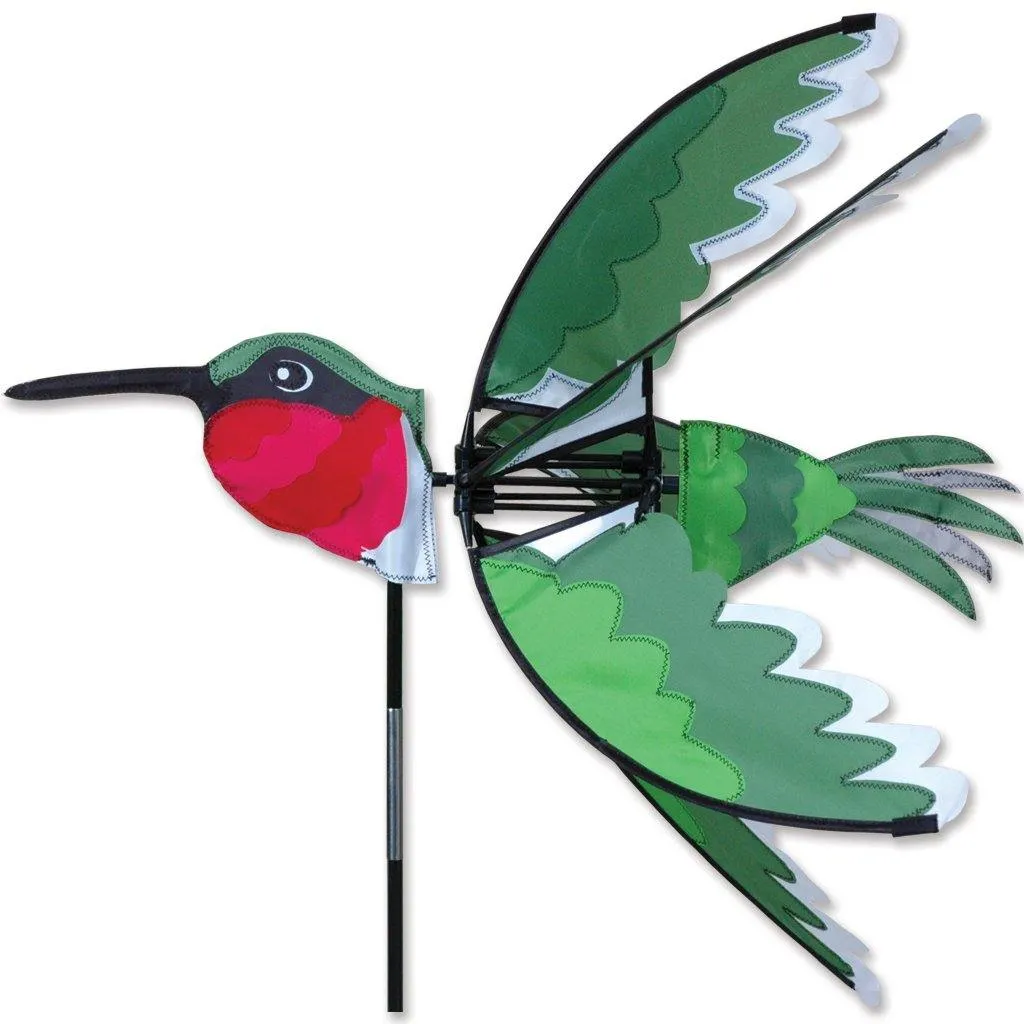 Ruby Hummingbird 24 Inch Wind Spinner