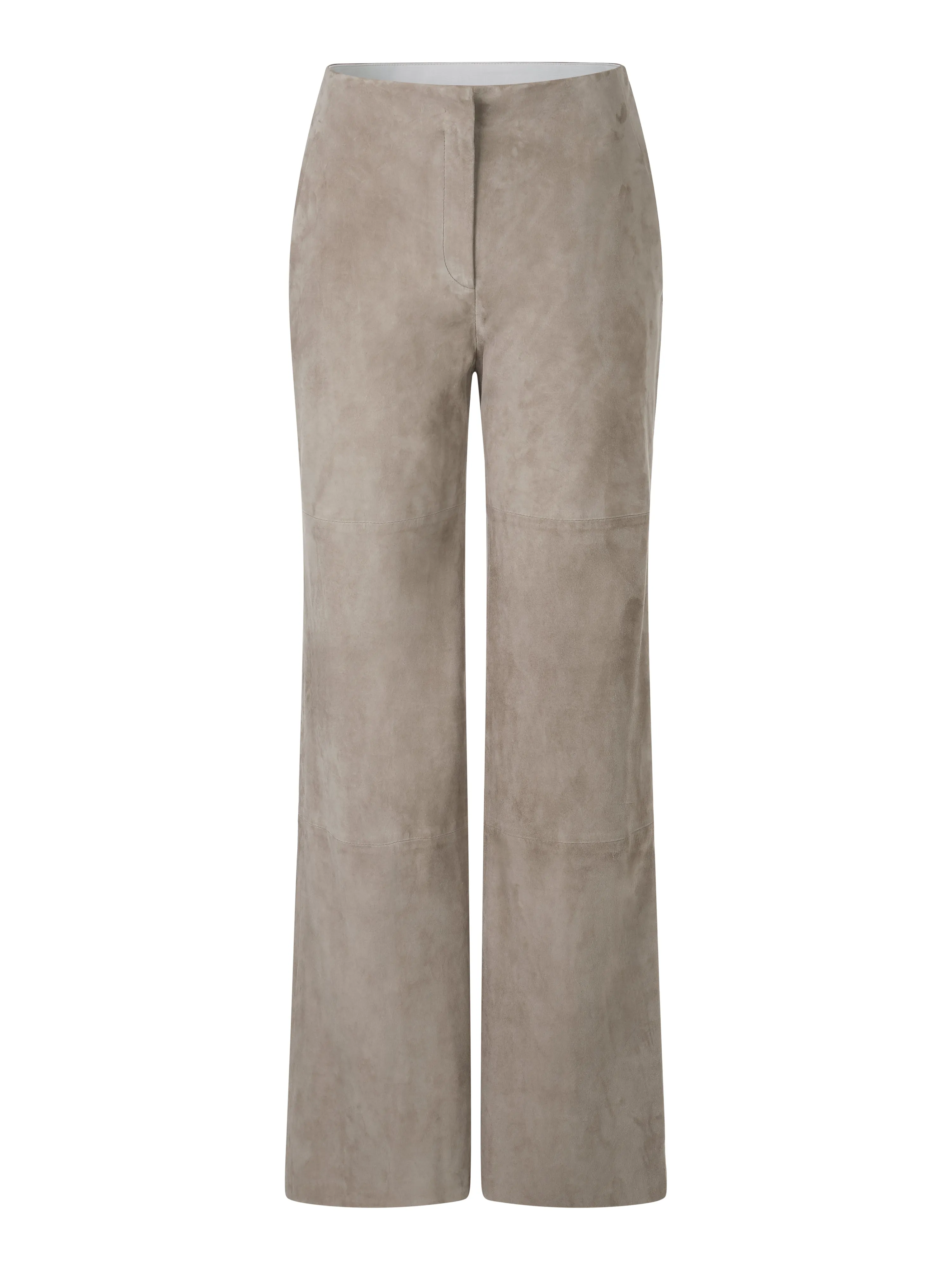 Sage Powder Wigan Velour Leather Pants