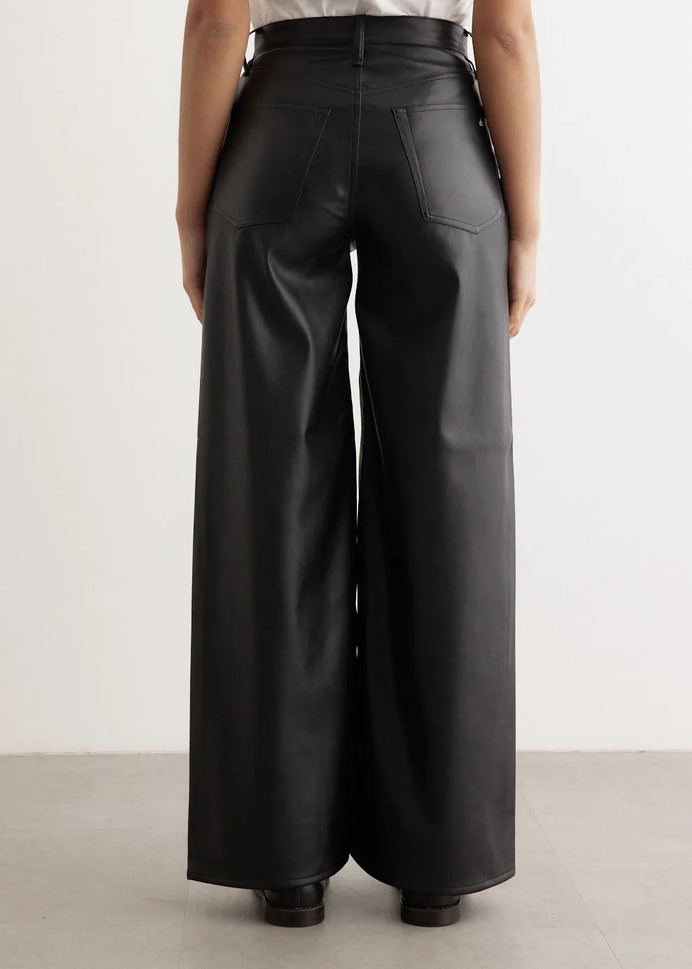 Sofie Ankle Faux Leather Pants