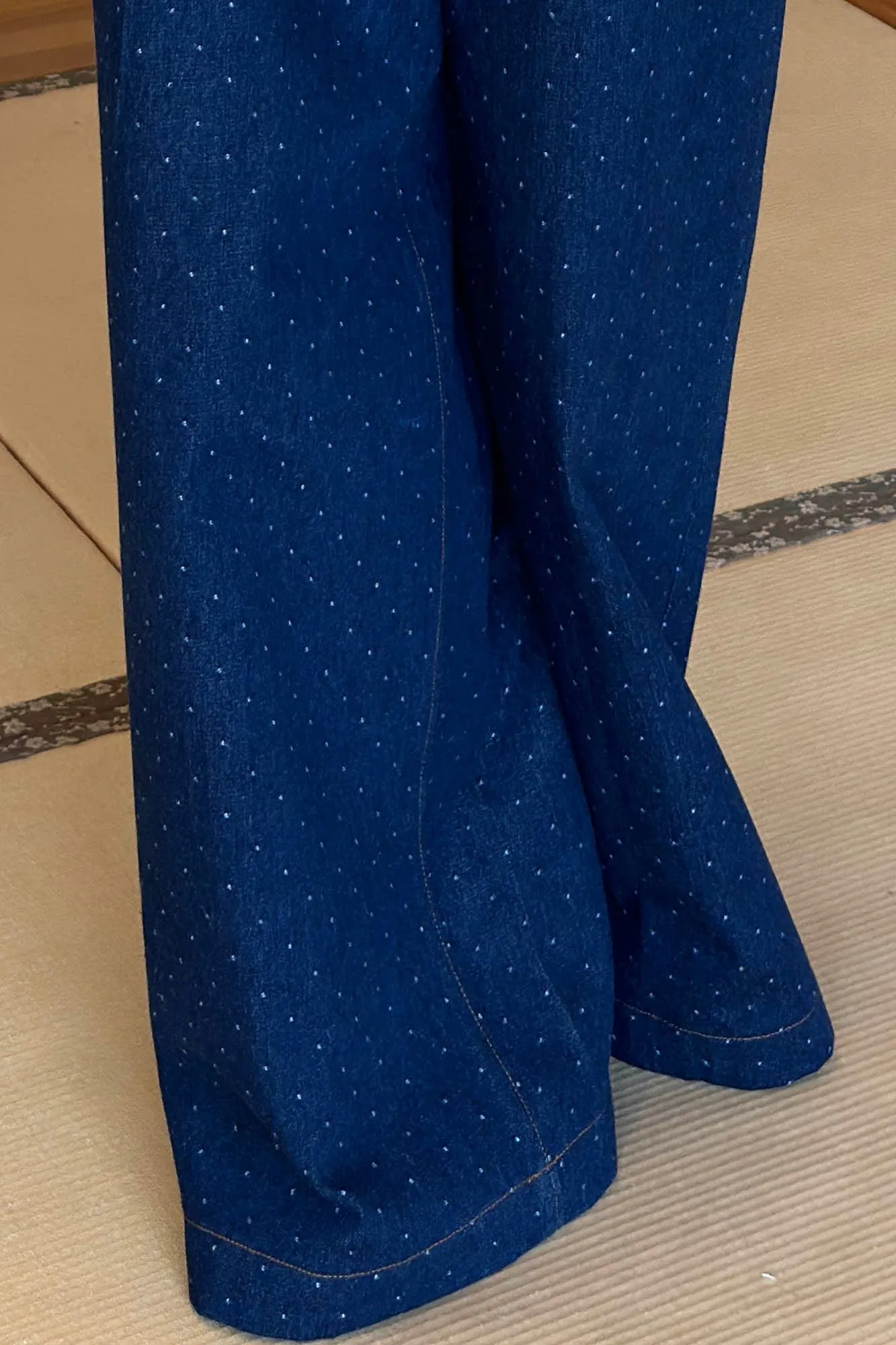 Speckled Wide Leg Pants