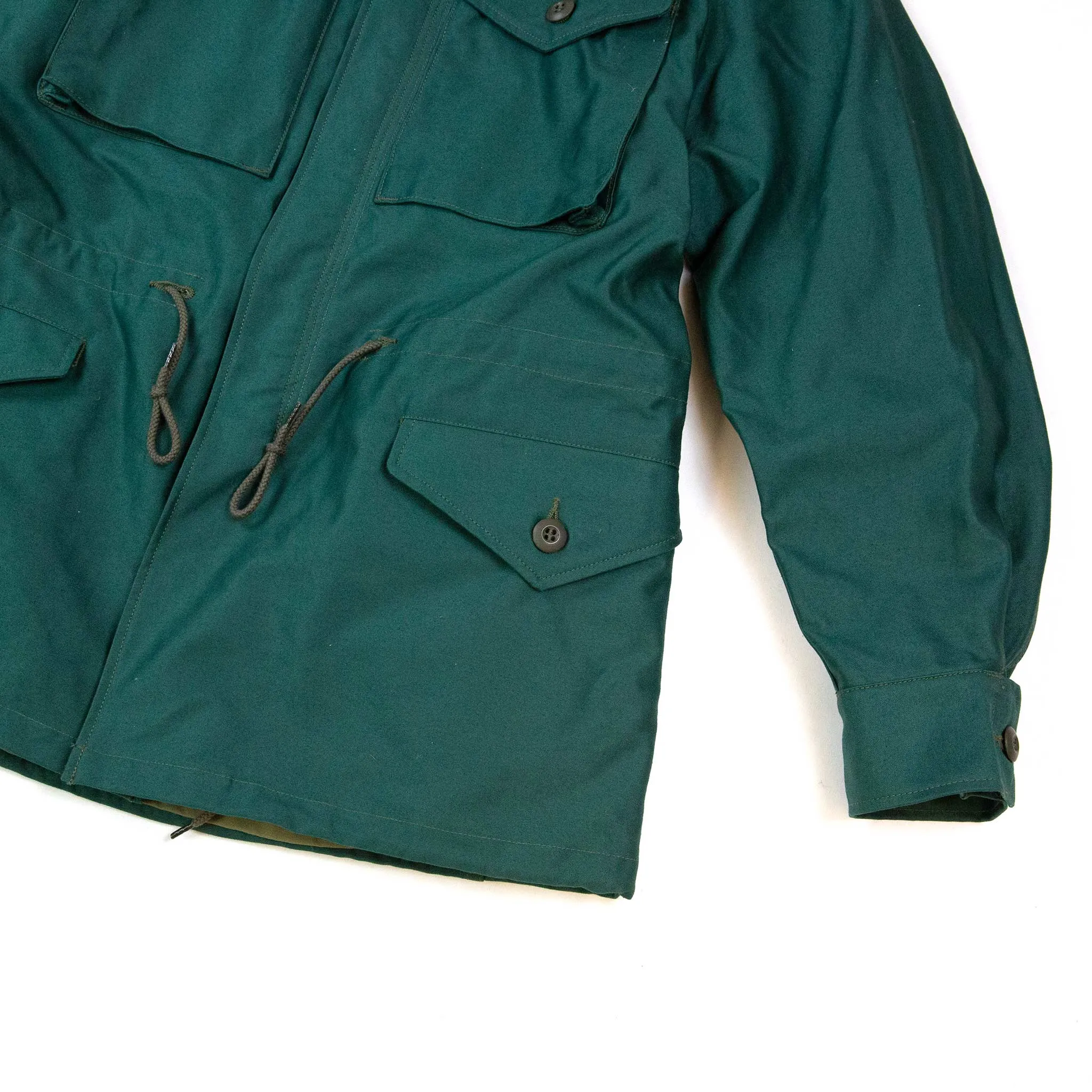 The Real McCoy's MJ21007 Coat, Man's, Cotton Wind Resistant Aggressor Green