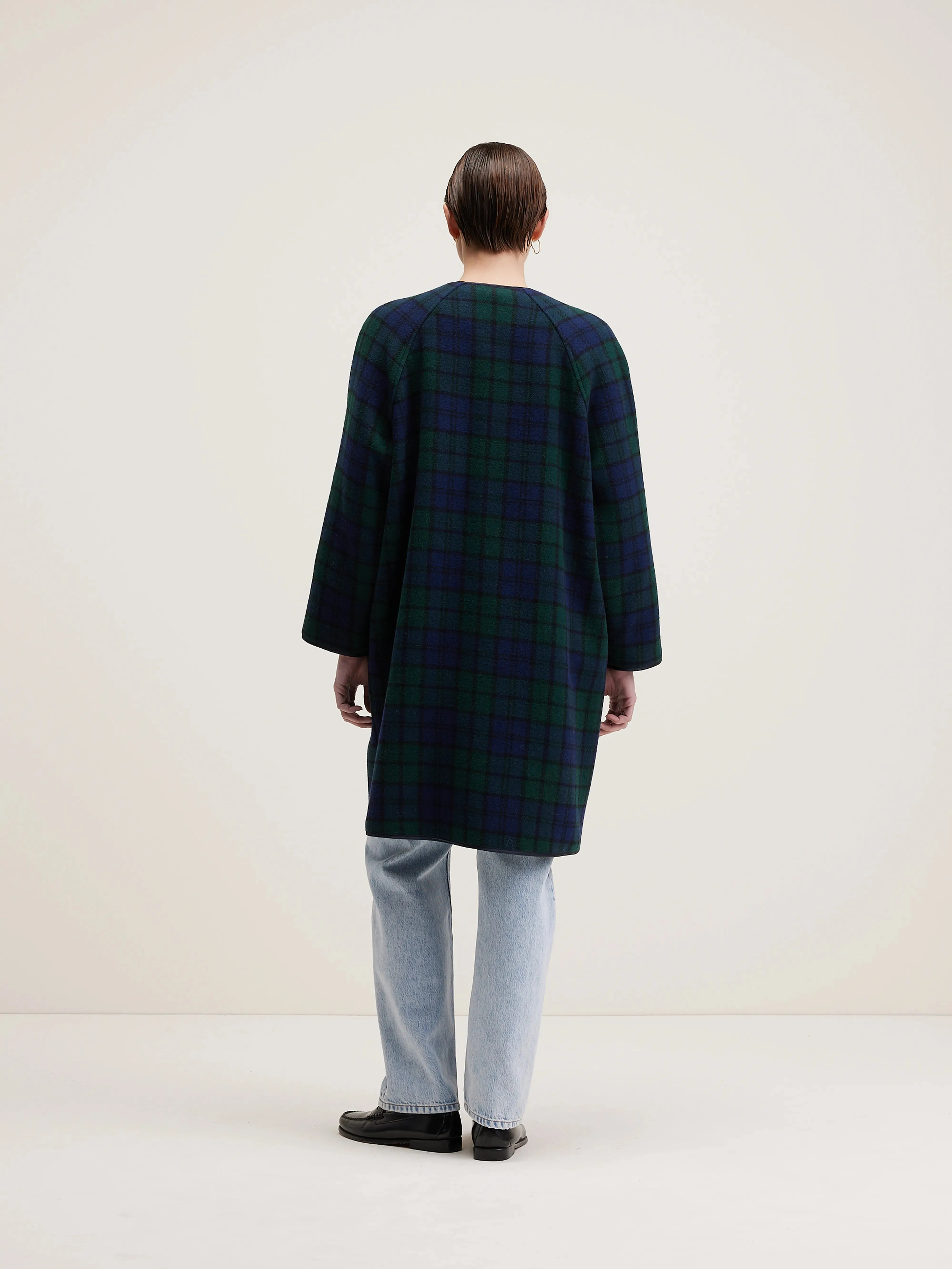 Vendee straight coat (242 / W / CHECK A)