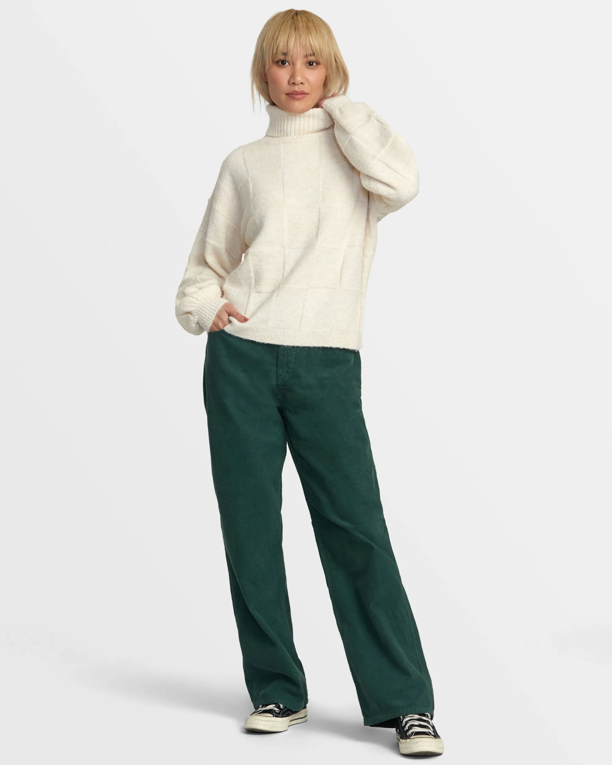 Vineyard Turtleneck Sweater - Oatmeal