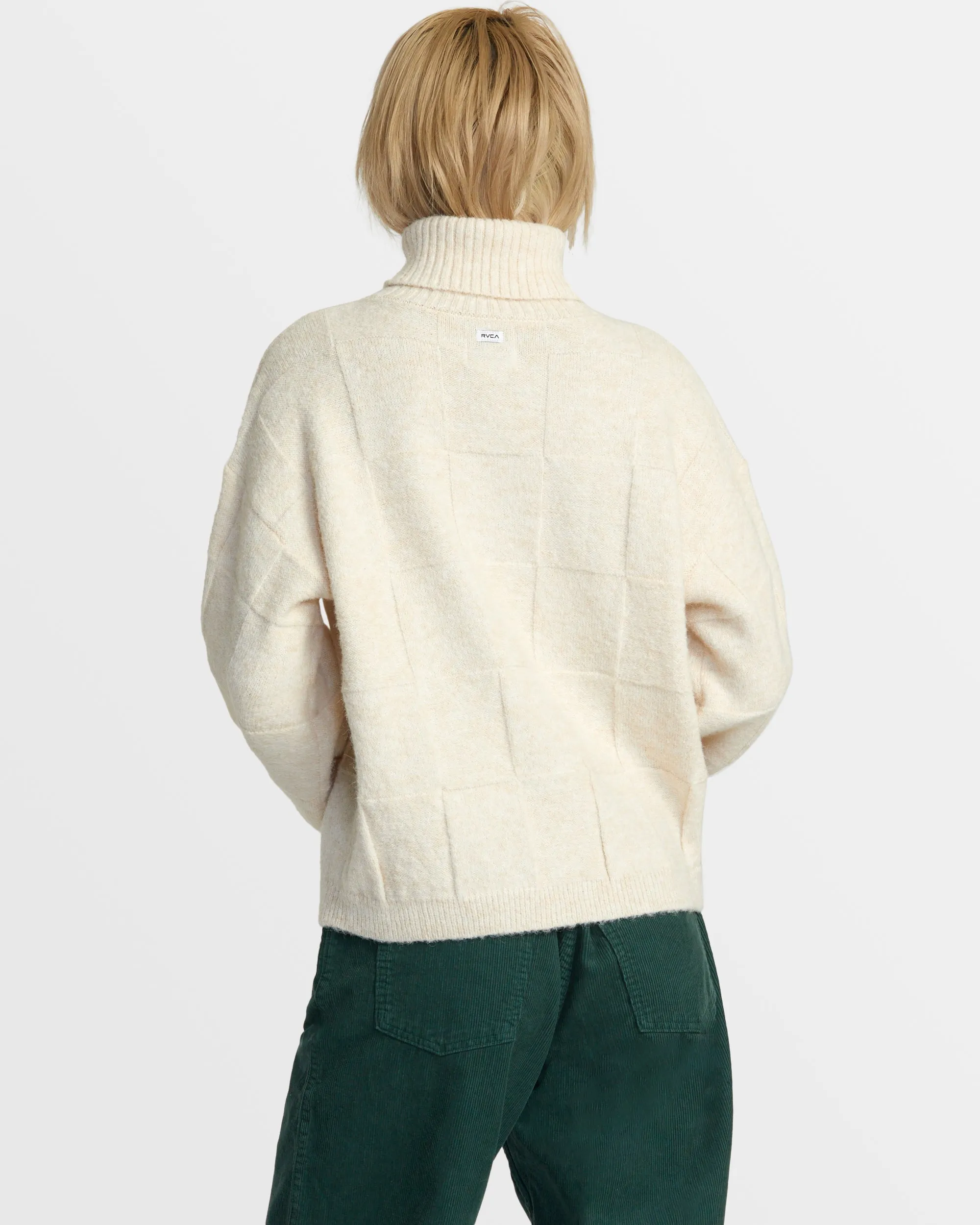 Vineyard Turtleneck Sweater - Oatmeal