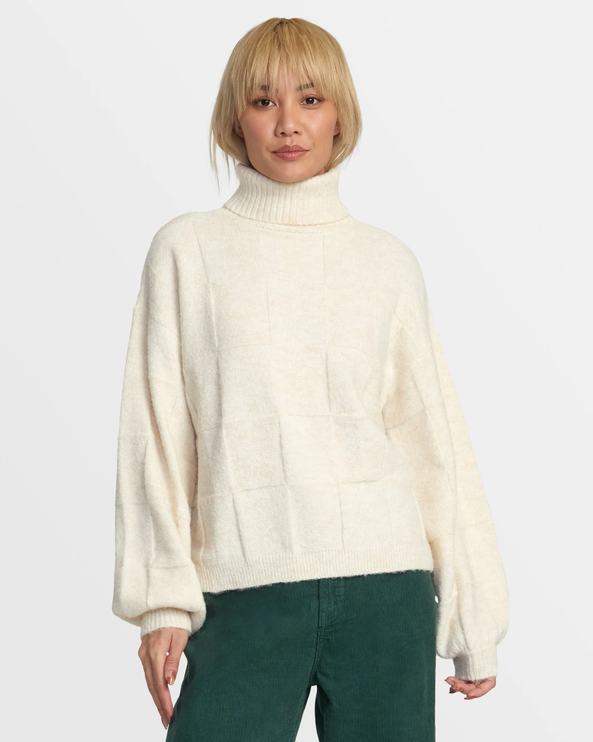 Vineyard Turtleneck Sweater - Oatmeal