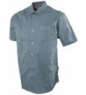 Wildebees Men's Plain Poplin Short Sleeve Shirt