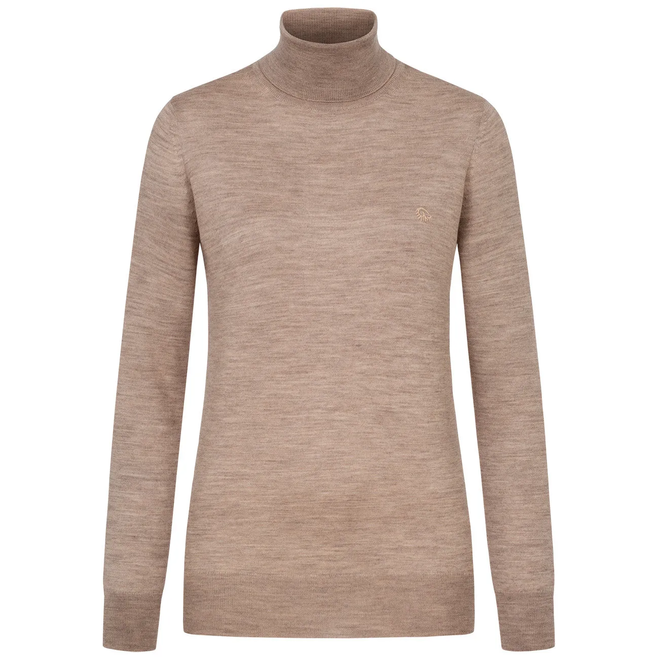 Wool Pullover Light Turtleneck Women