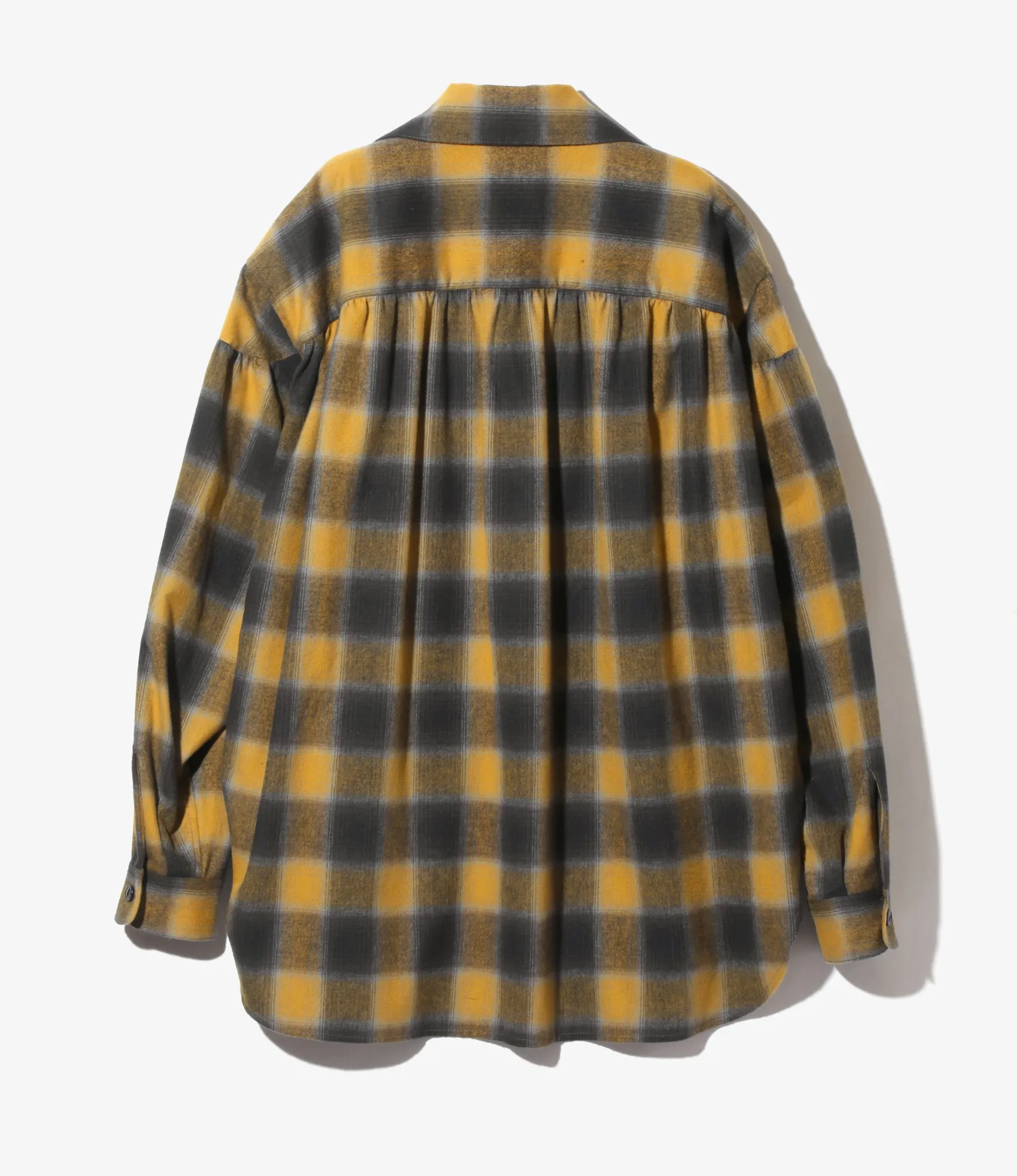 Z Painter Shirt – Mustard Plaid Cotton Flannel